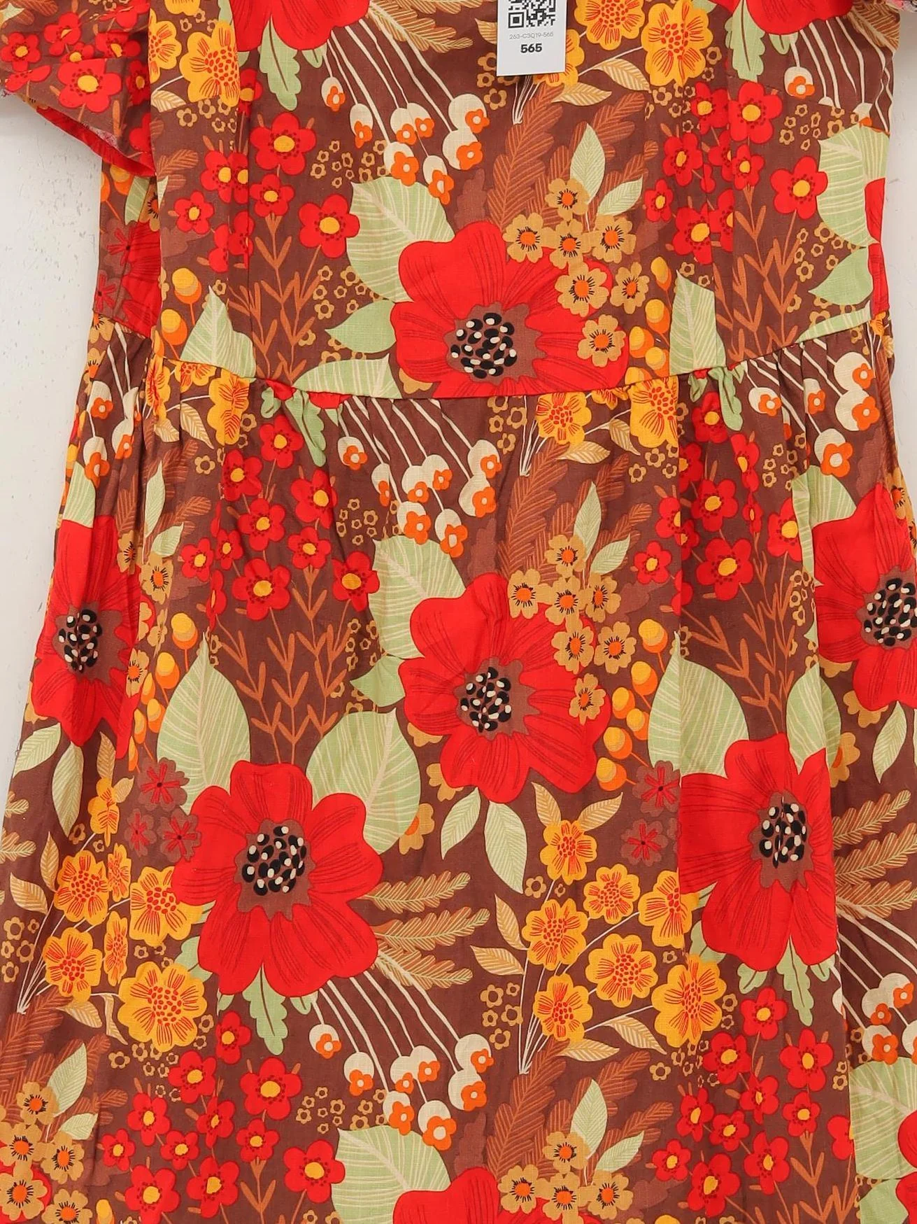Joanie A-Line Midi Dress UK18 in Multi - Image 3