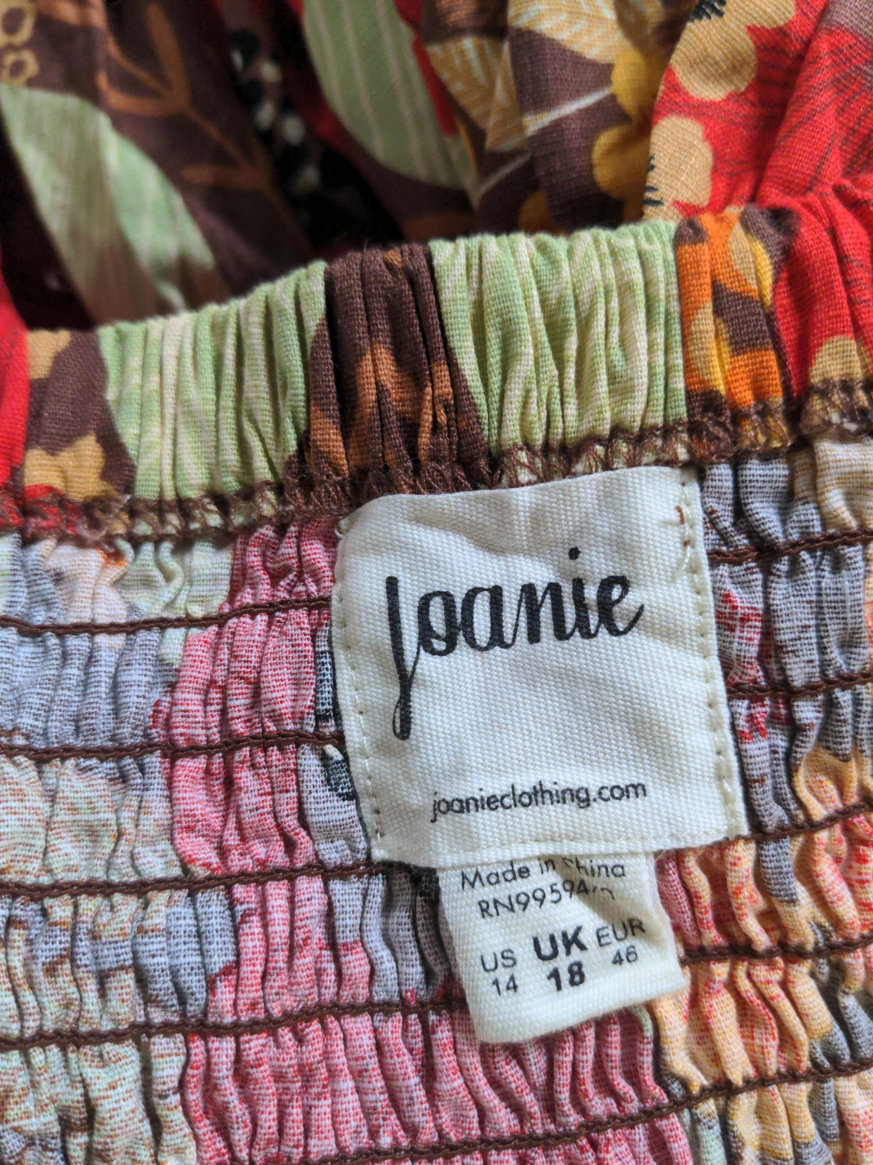Joanie A-Line Midi Dress UK18 in Multi - Image 5