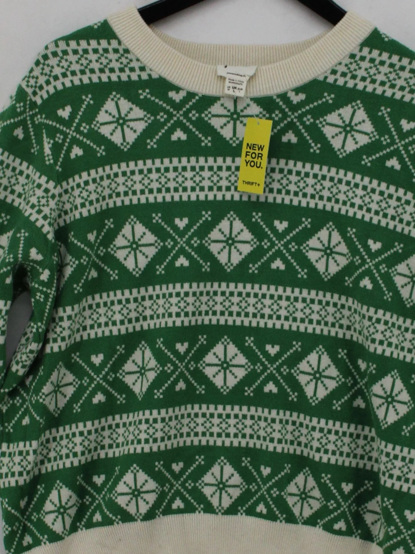 Joanie Men's Jumper L Multi Viscose with Polyester, Polyamide Pullover - Image 3