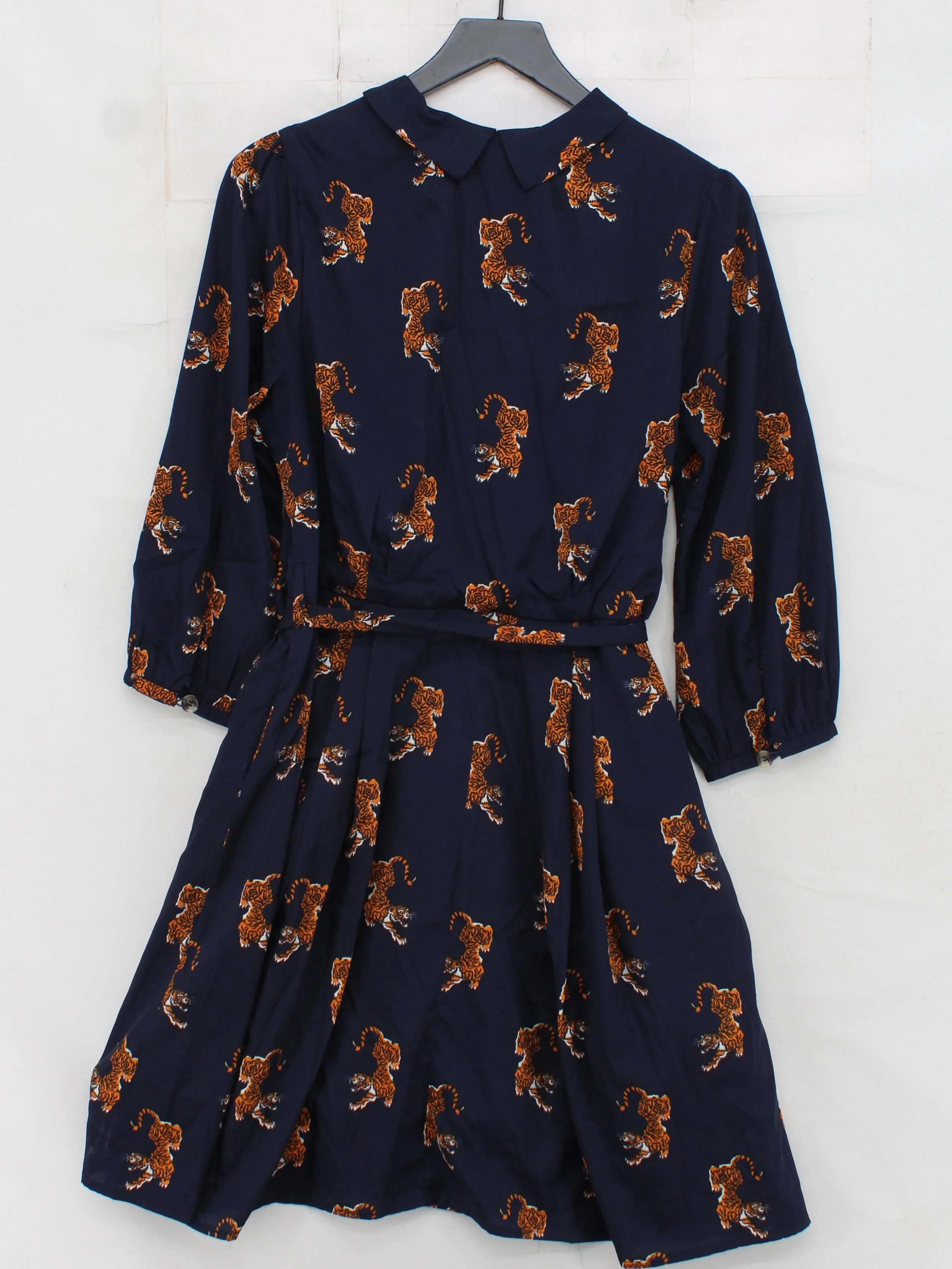 Joanie Shirt Mini Dress UK14 in Blue - Image 2
