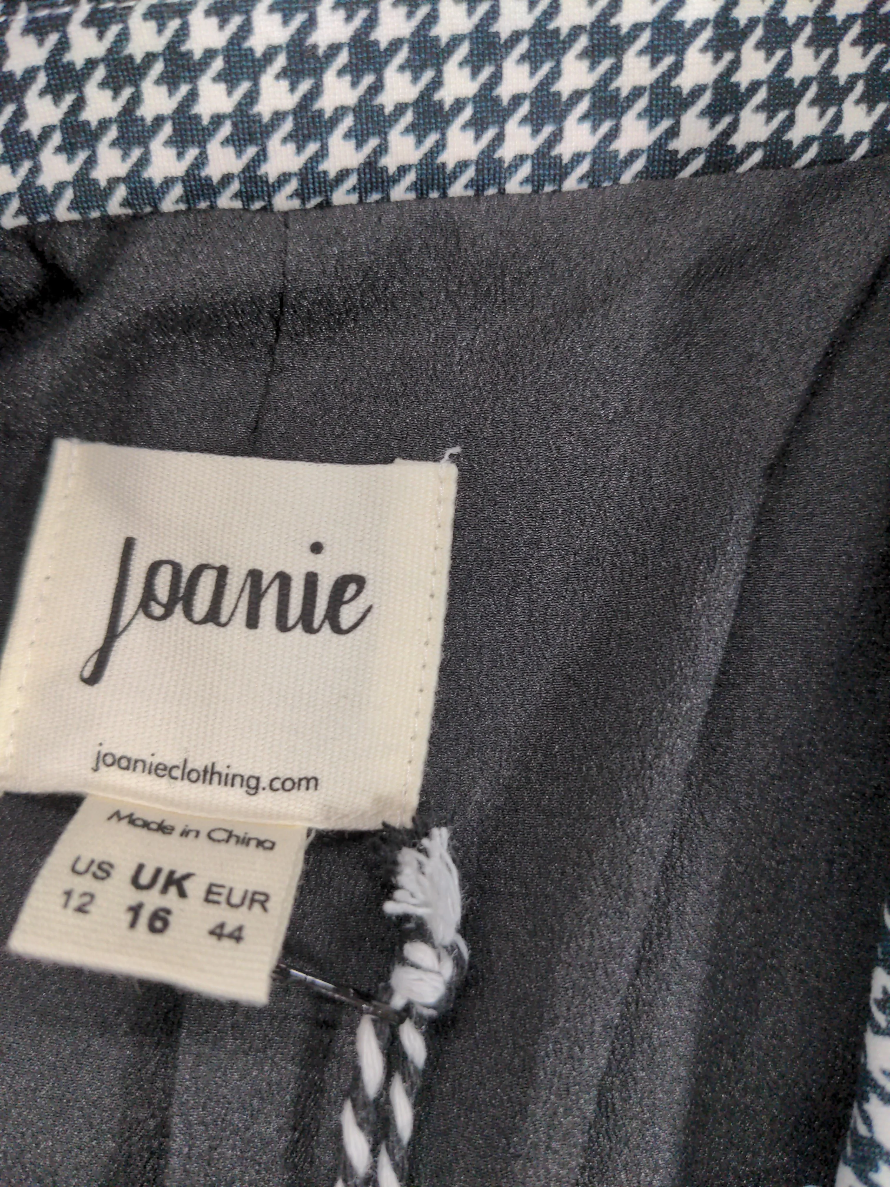 Joanie Women's Blazer UK 16 Black Viscose New with tags - Image 5
