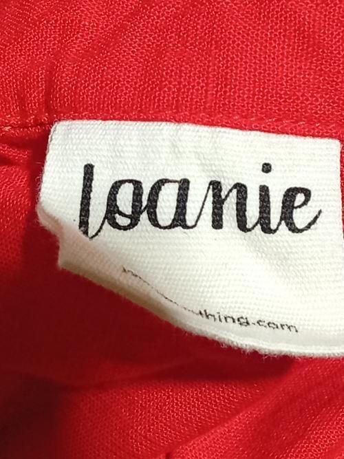 Joanie Women's Jumpsuit UK 14 Red Cotton with Elastane Wide-Leg Jumpsuit - Image 5