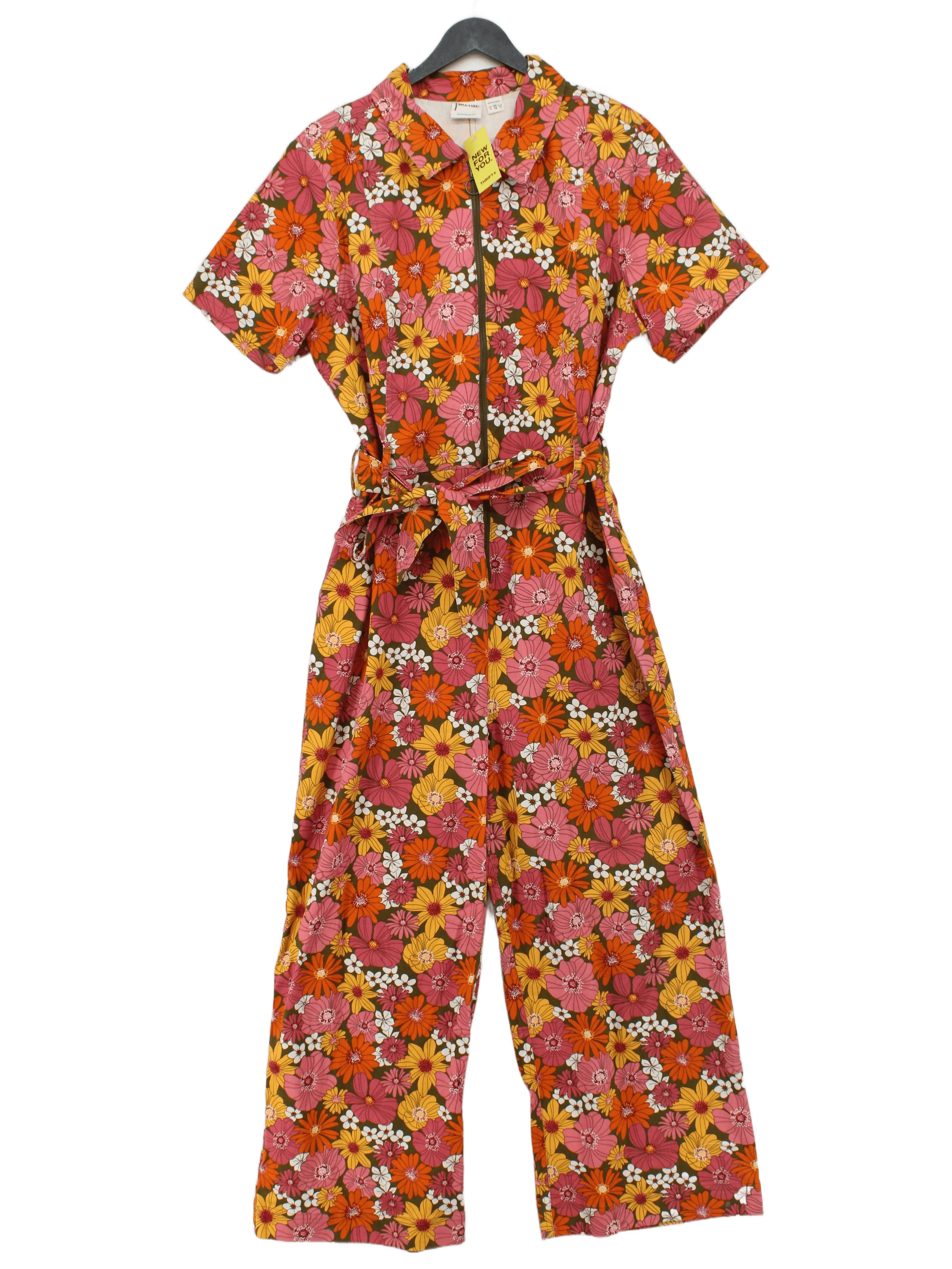 Joanie Women's Jumpsuit UK 18 Multi Cotton with Elastane Jumpsuit
