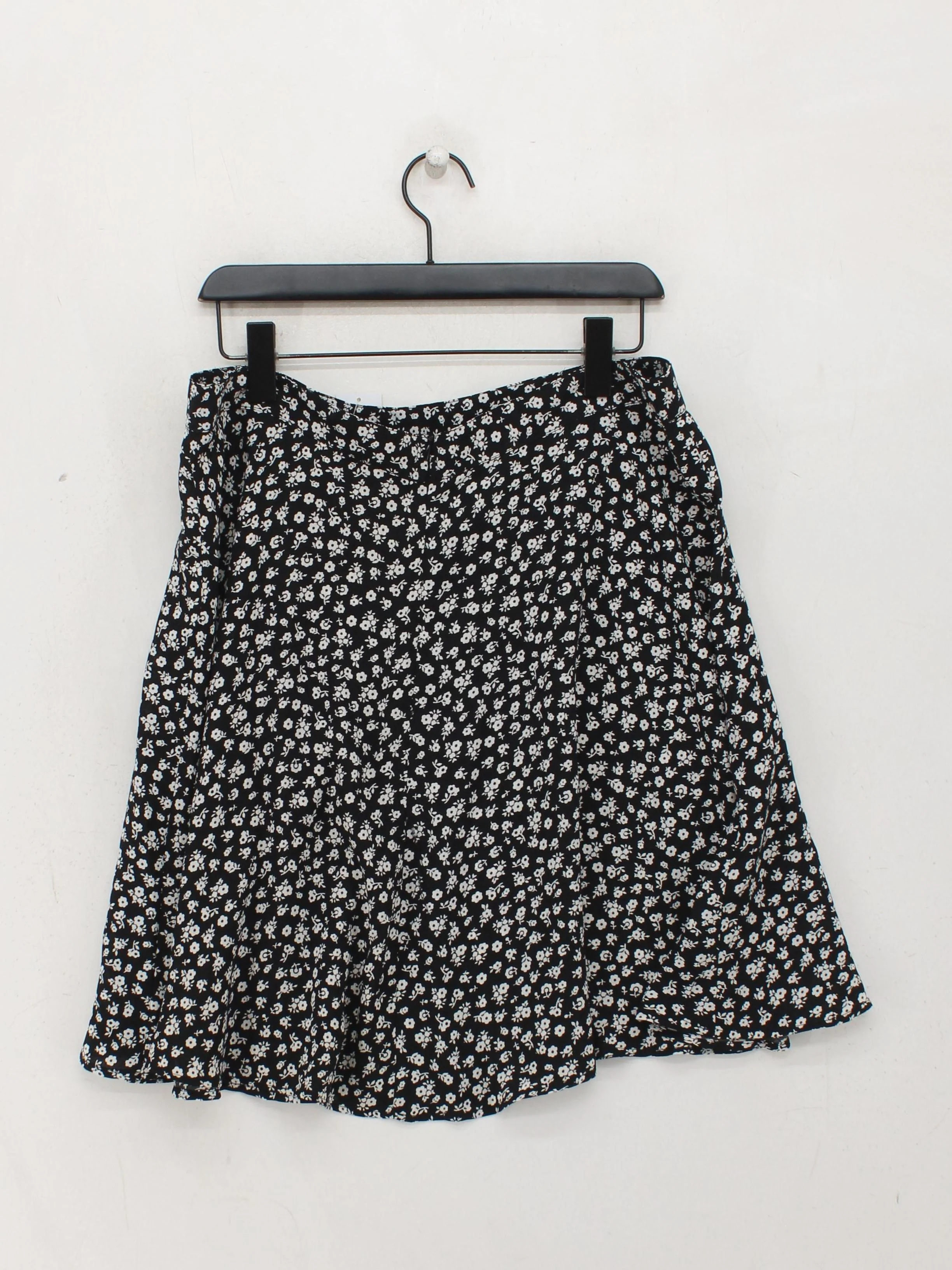 Joanie Women's Mini Skirt UK 18 Black Floral 100% Polyester Short Mini - Image 2