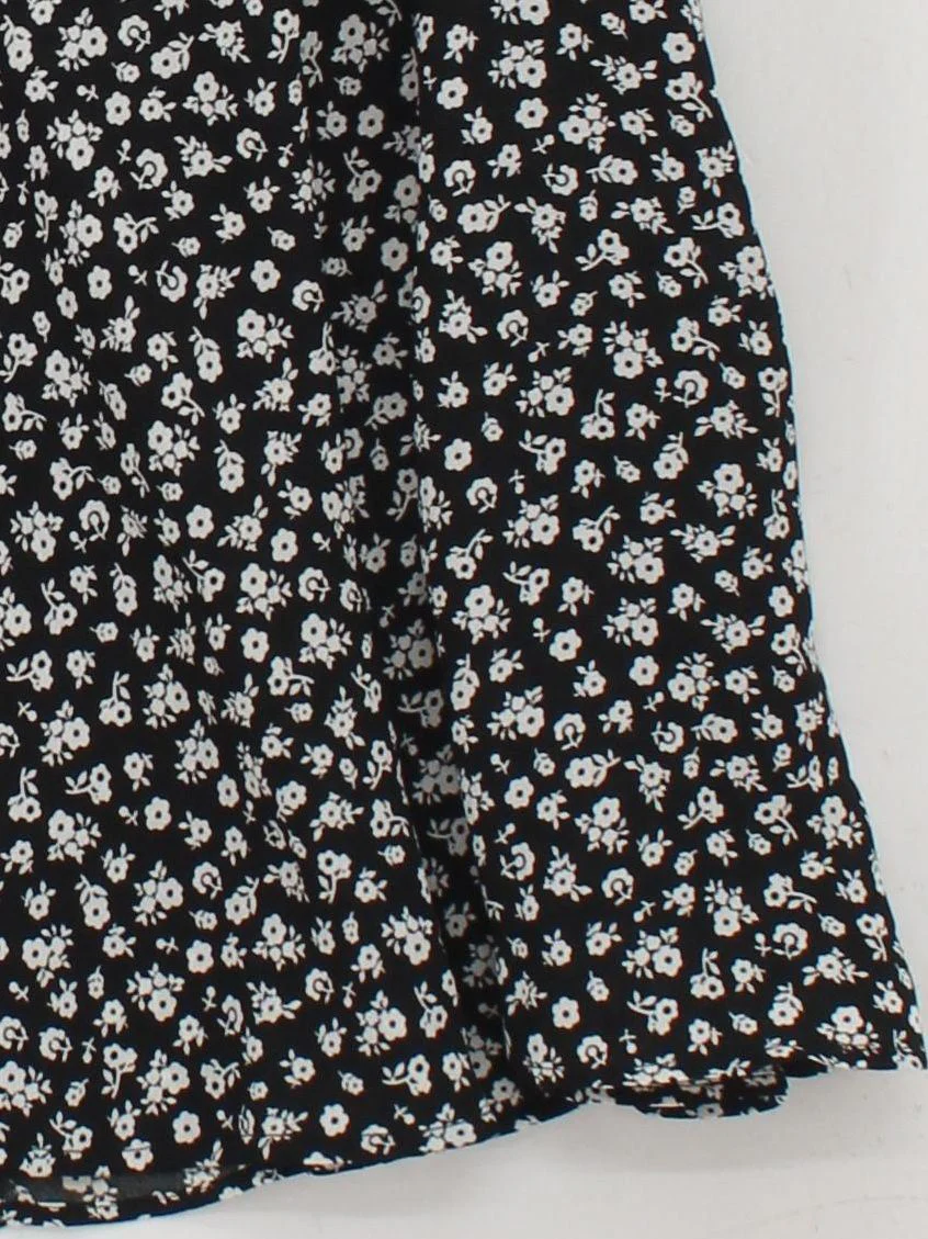 Joanie Women's Mini Skirt UK 18 Black Floral 100% Polyester Short Mini - Image 4