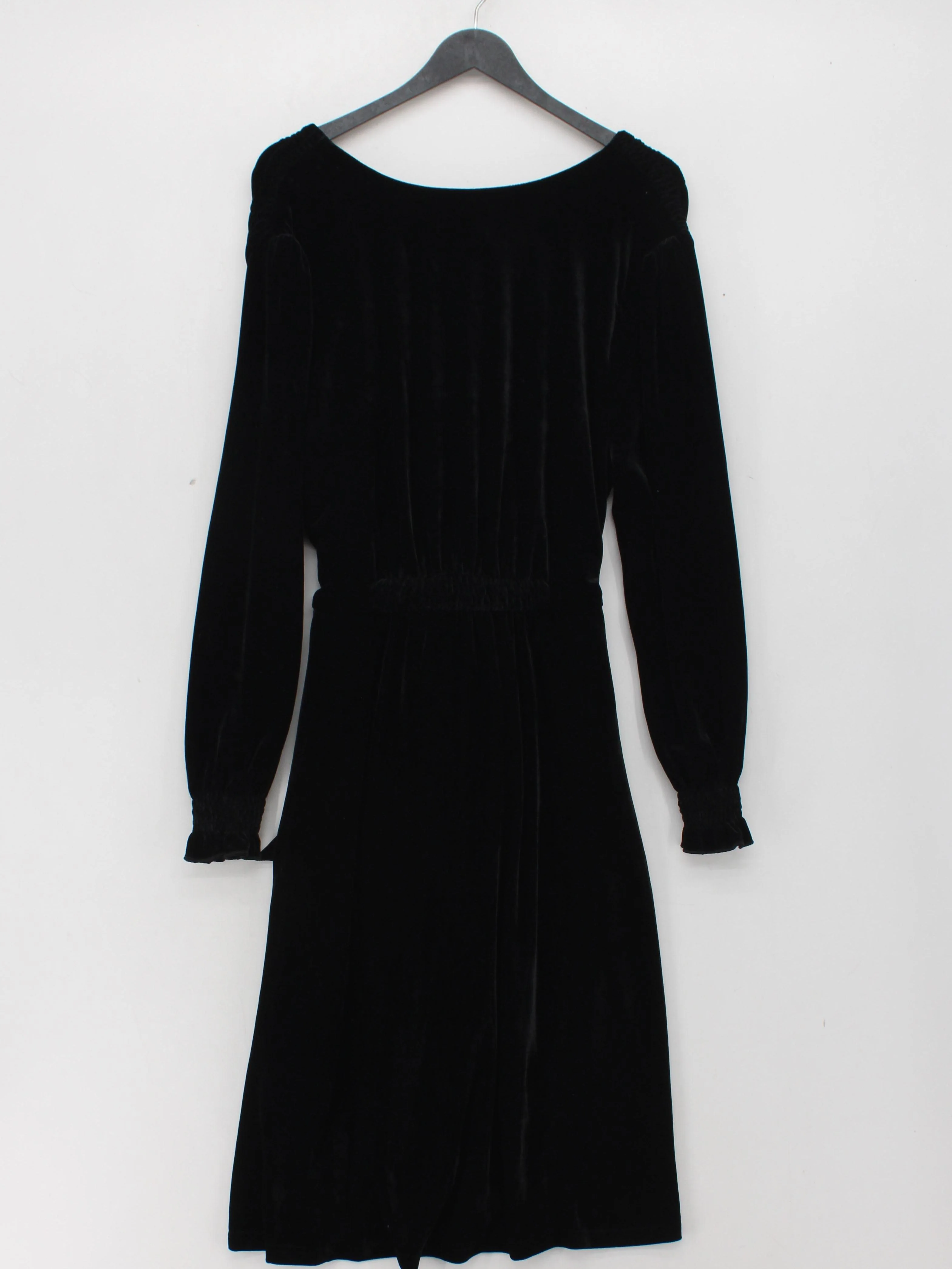 Joanie Wrap Midi Dress UK16 in Black - Image 2