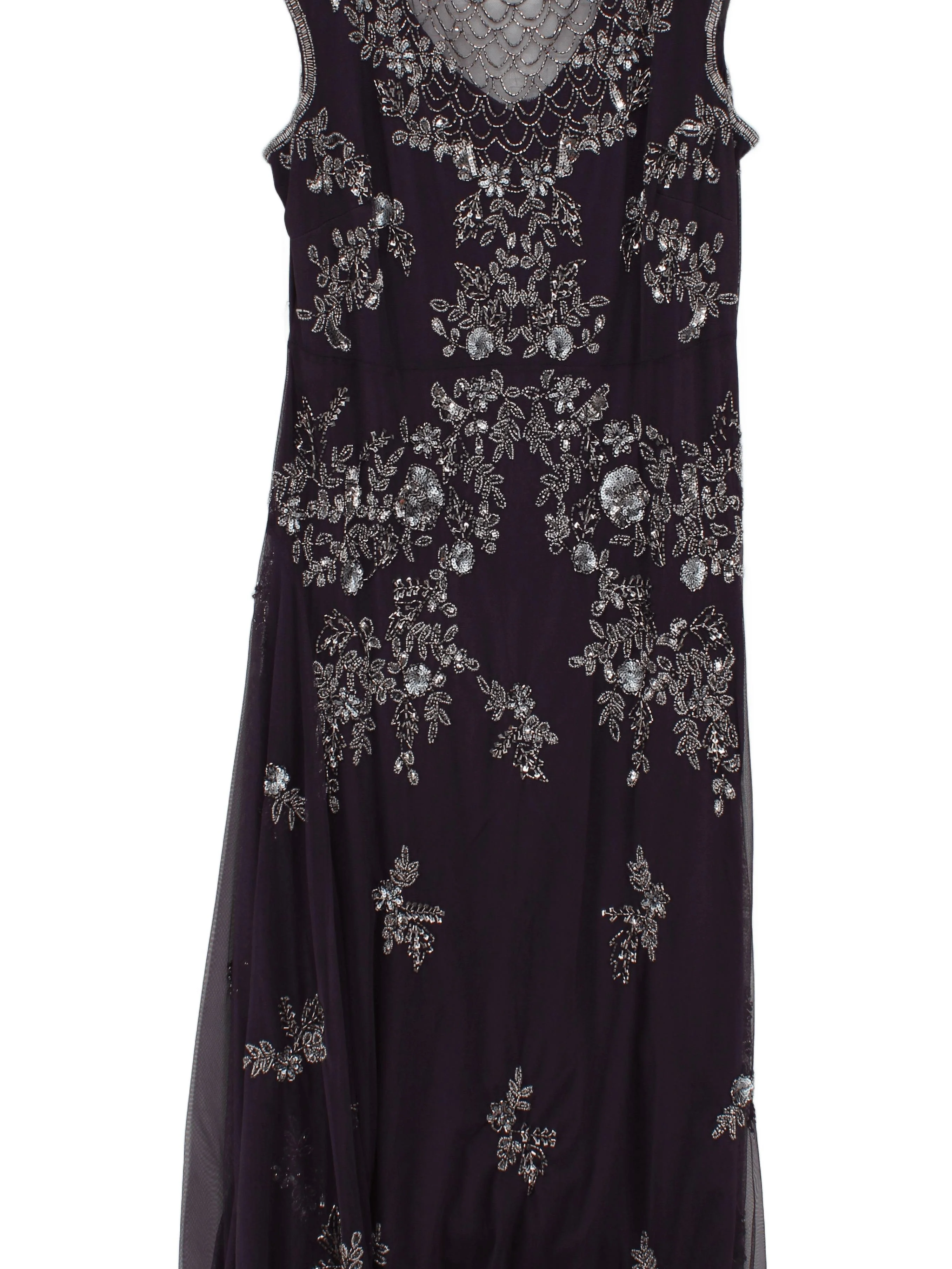 Joanna Hope A-Line Midi Dress UK2 in Purple
