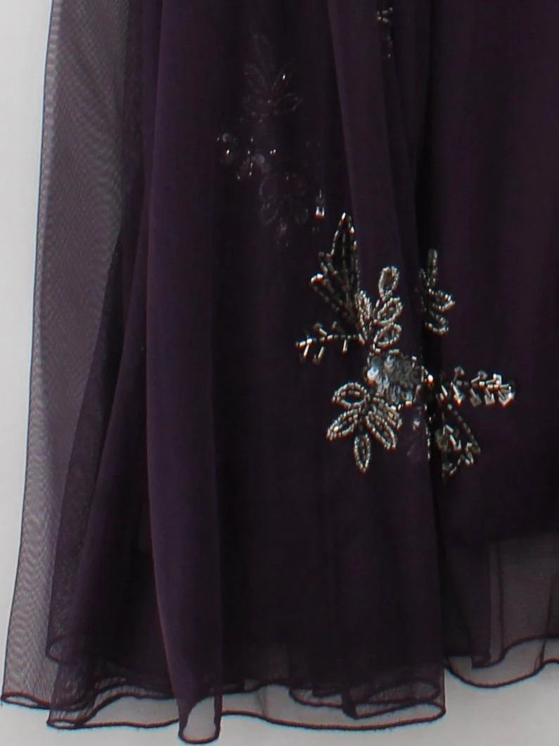 Joanna Hope A-Line Midi Dress UK2 in Purple - Image 4
