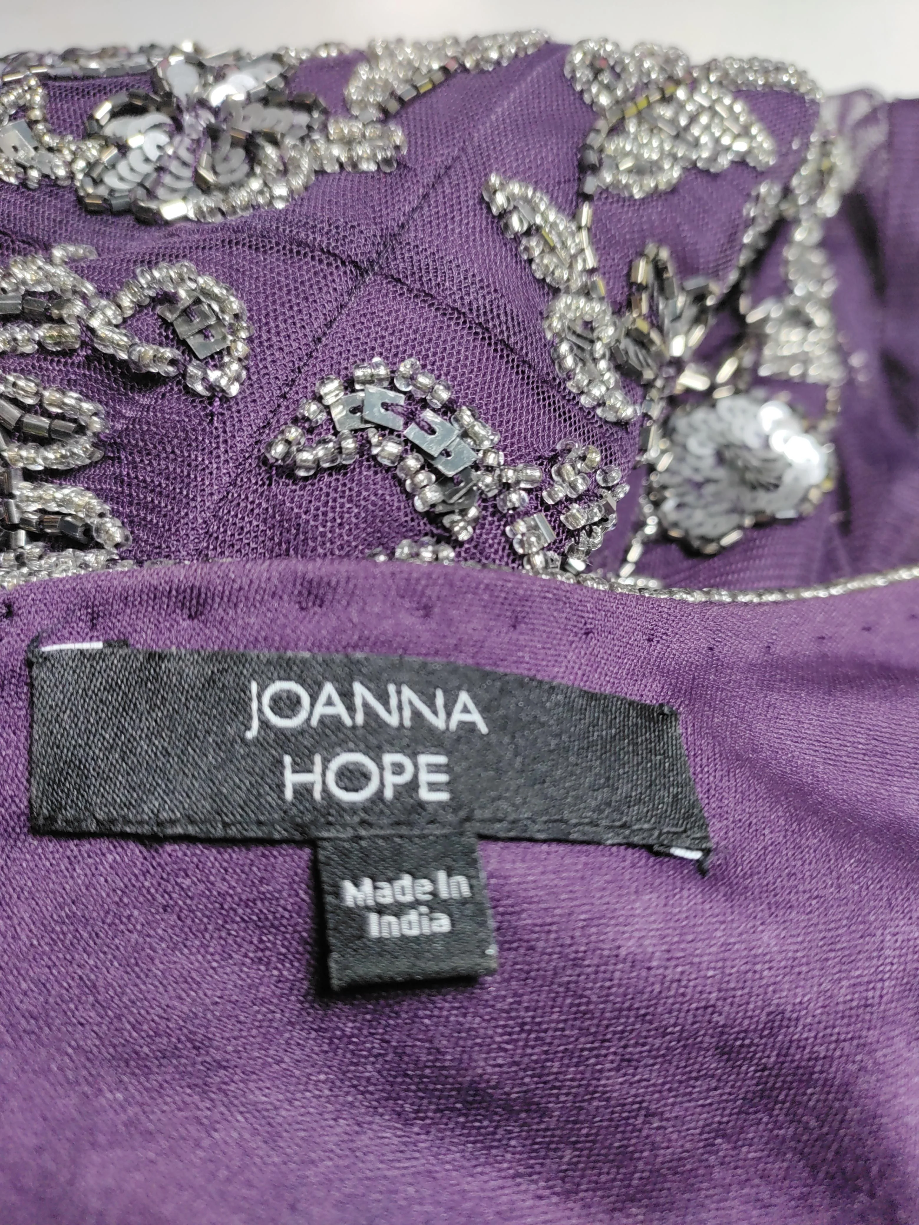 Joanna Hope A-Line Midi Dress UK2 in Purple - Image 5