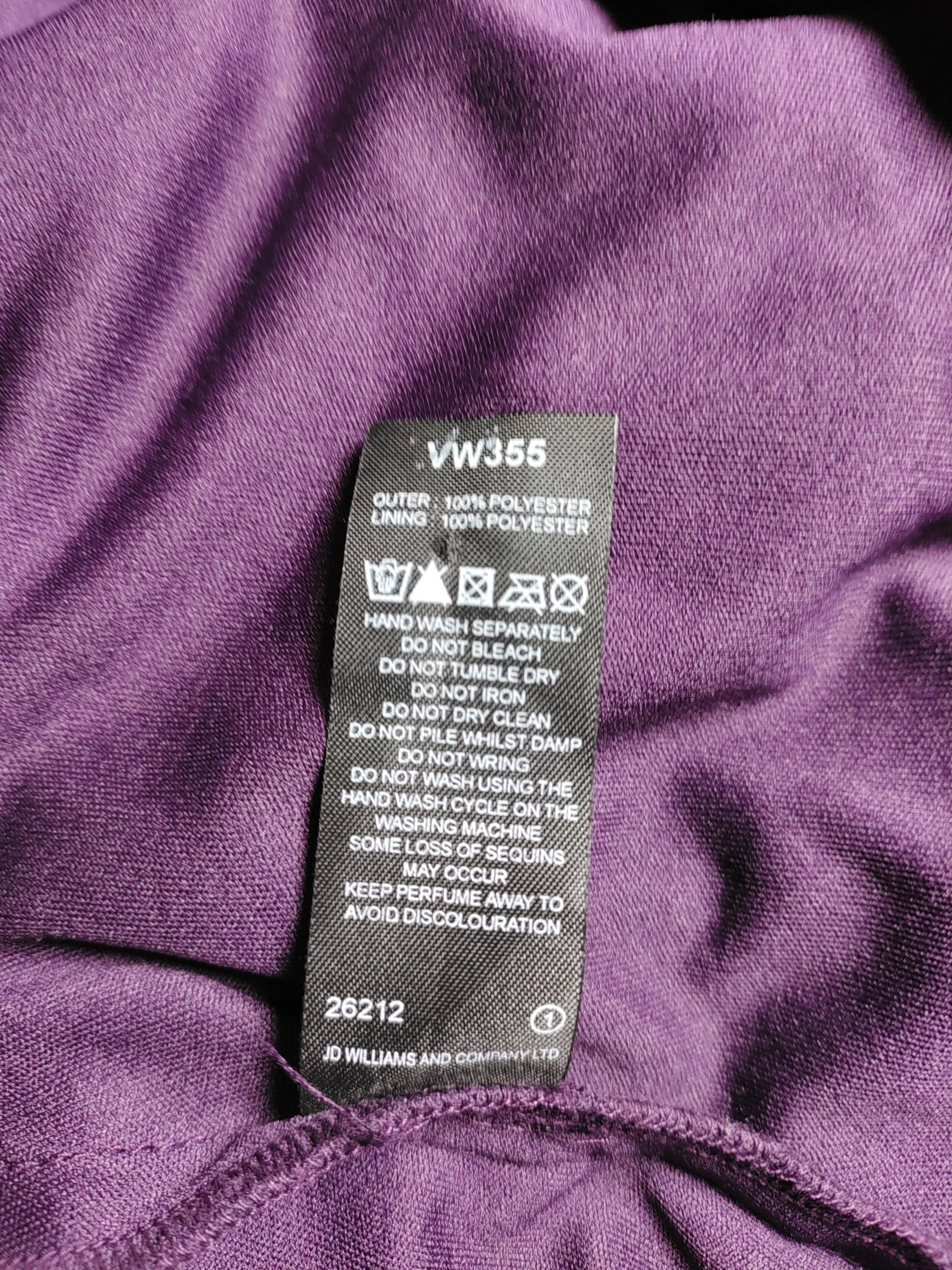 Joanna Hope A-Line Midi Dress UK2 in Purple - Image 6