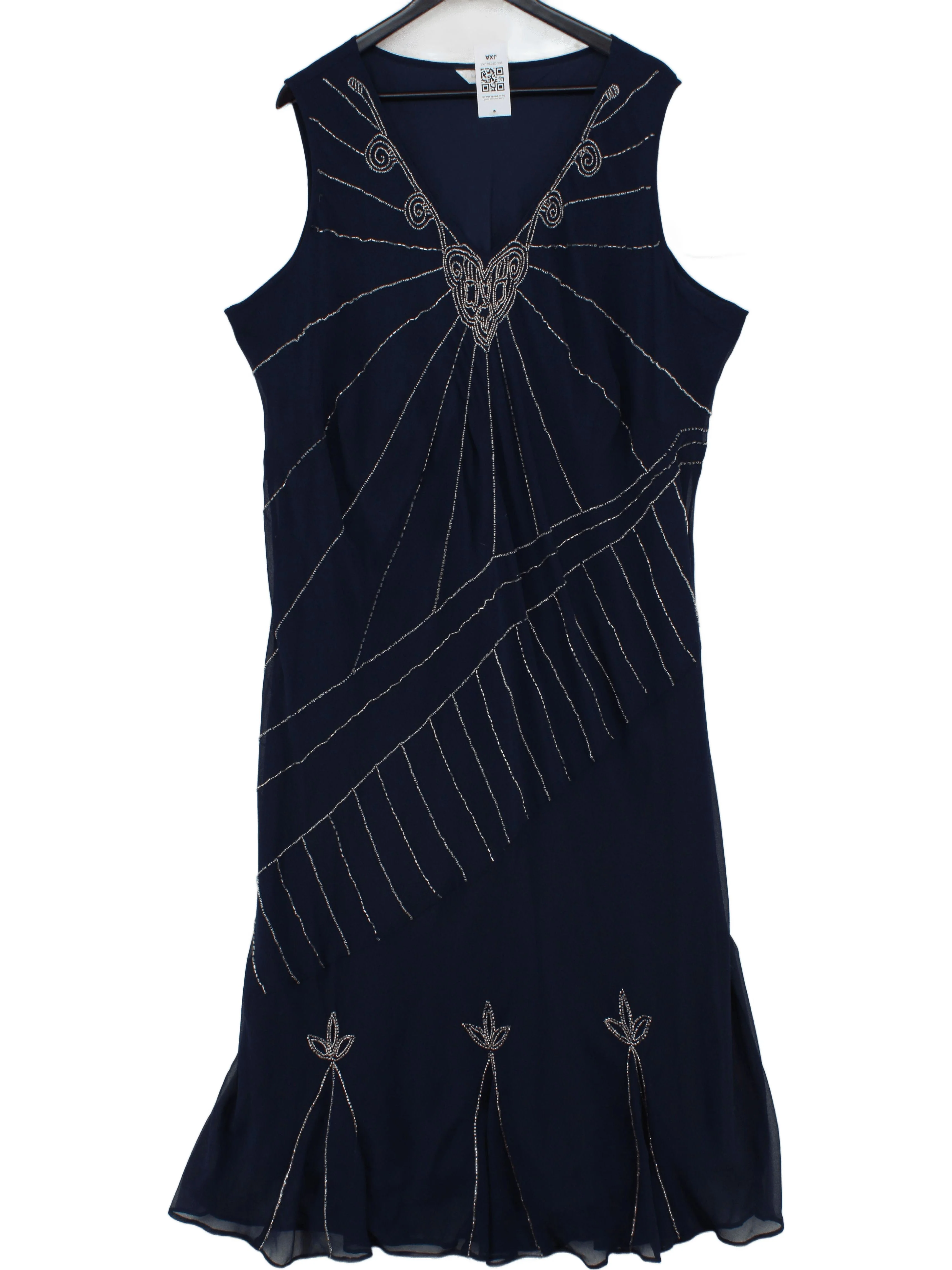 Joanna Hope Slip Midi Dress UK32 in Blue