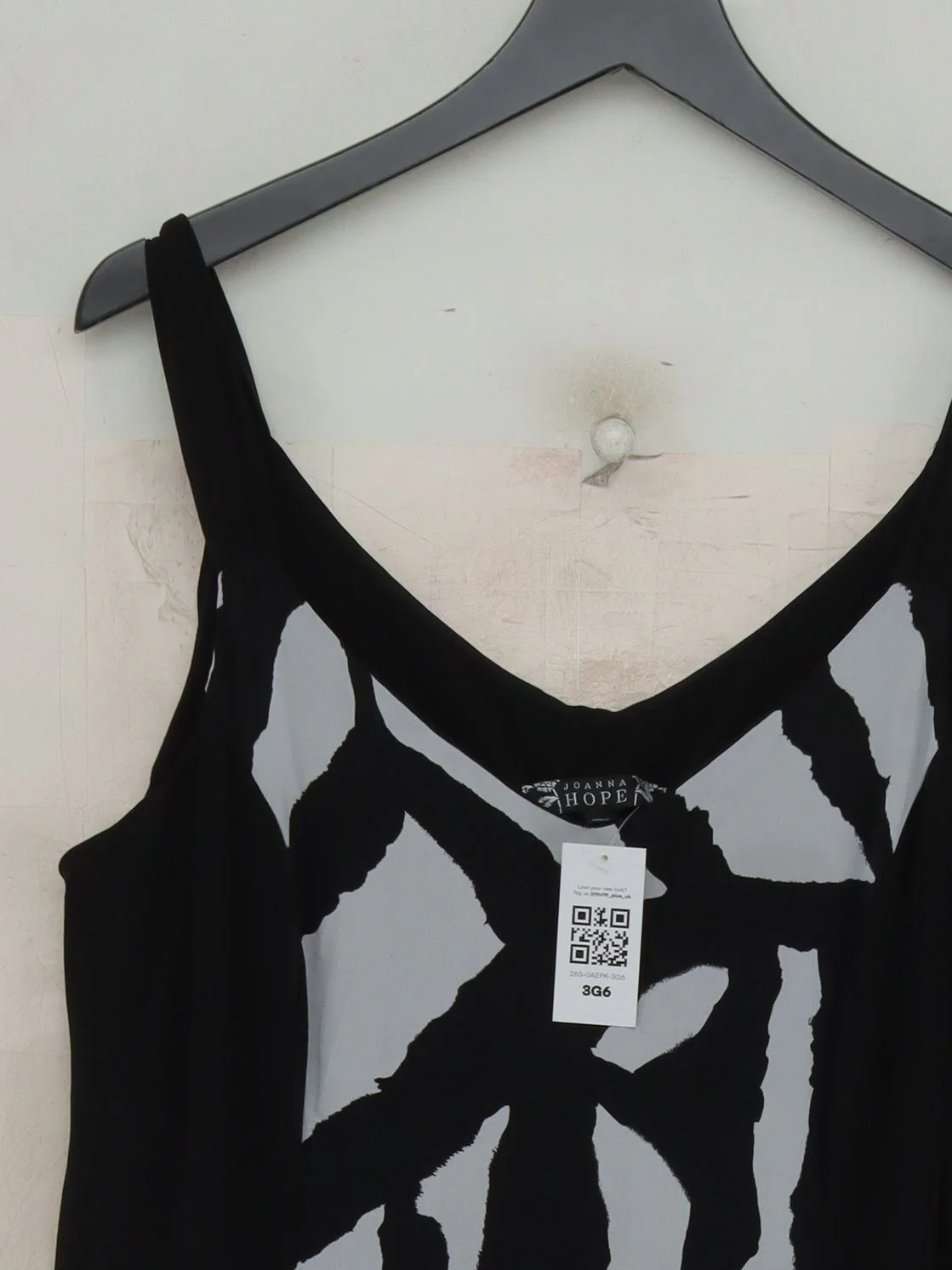 Joanna Hope Tank Midi Dress UK14 in Black - Image 3