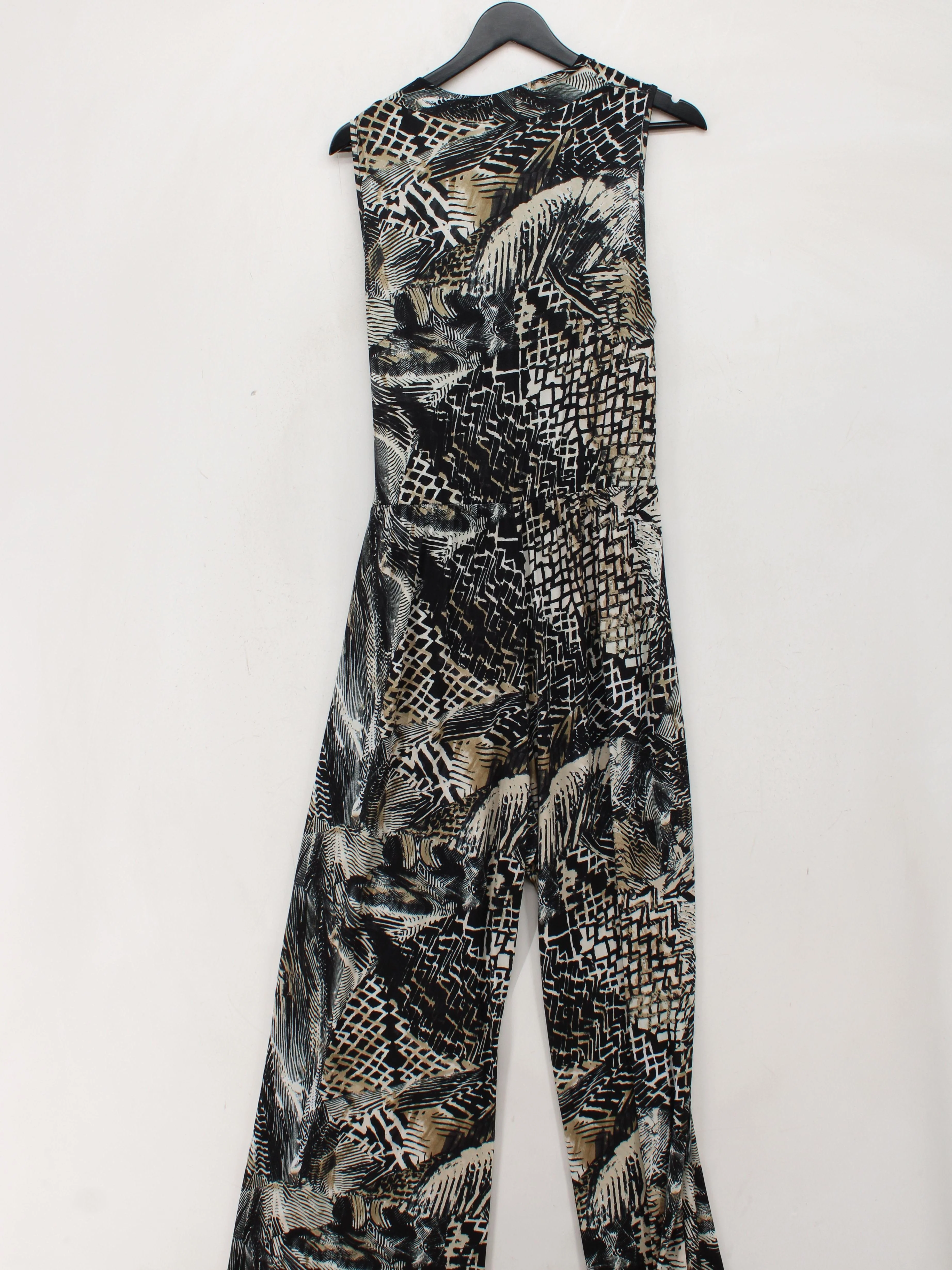 Joanna Hope Women's Jumpsuit M Multi Animal Print 100% Other Wide-Leg Jumpsuit - Image 2