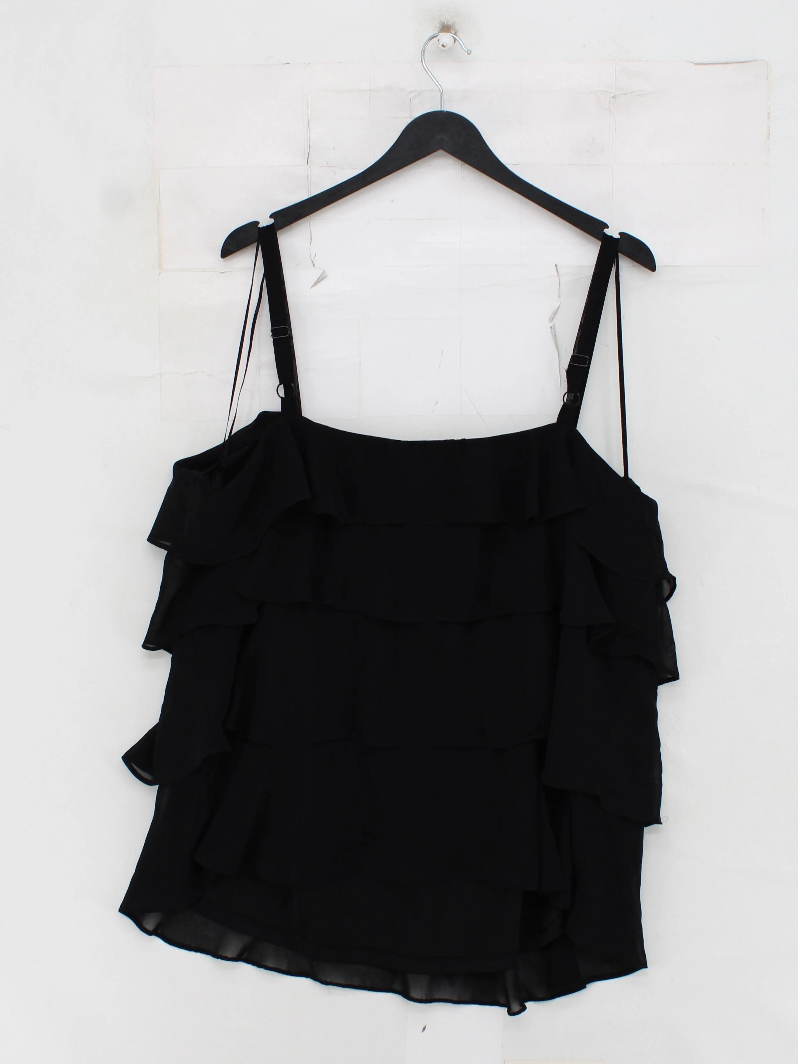 Joanna Hope Women's Top UK 26 Black 100% Polyester Sleeveless Round Neck Basic - Image 2