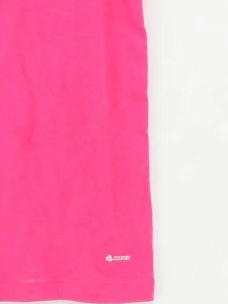 Jockey Women's T-Shirt L Pink 100% Cotton Sleeveless Round Neck Basic - Image 4
