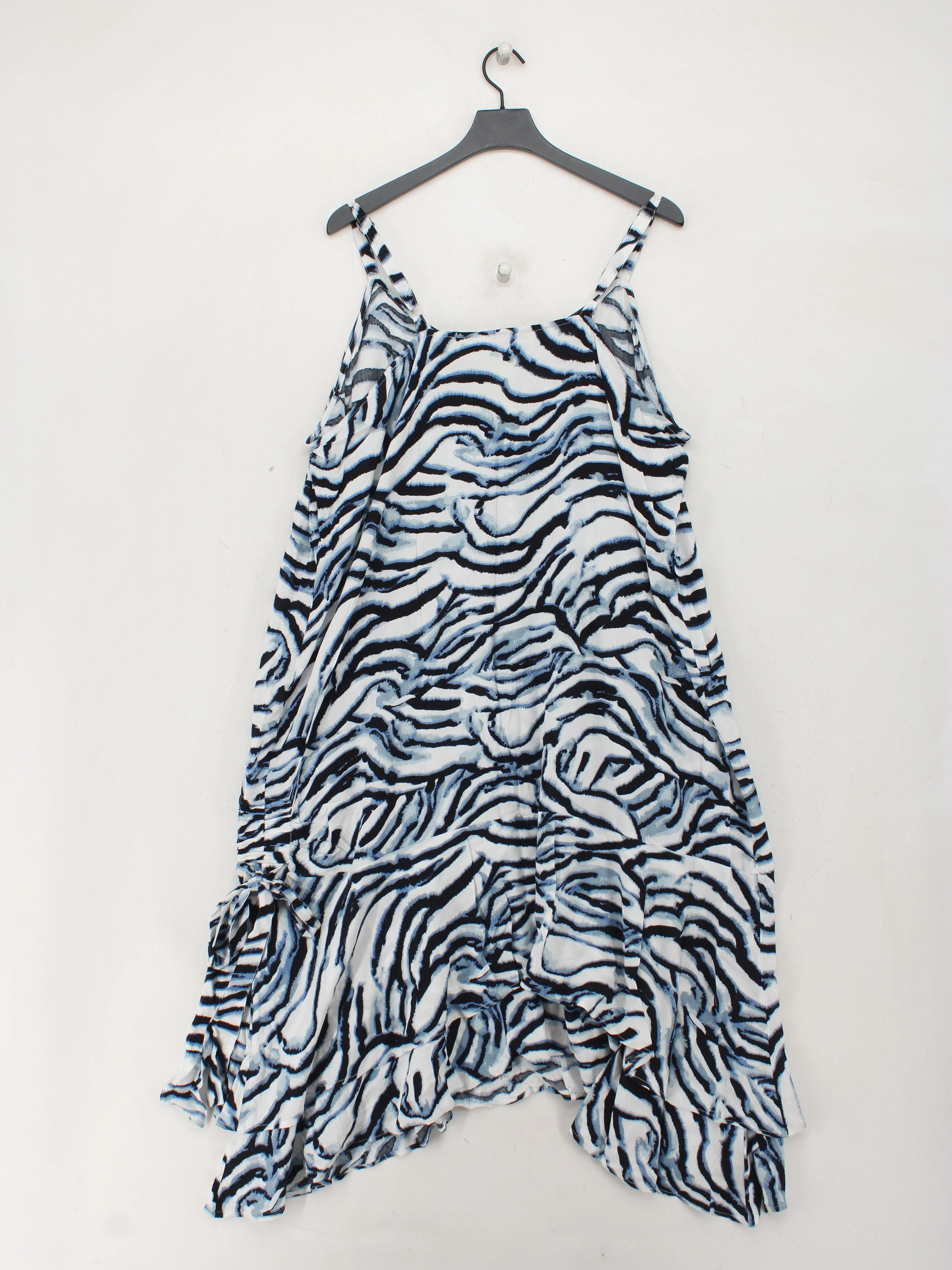 Joe Browns A-Line Midi Dress XL in Blue - Image 2