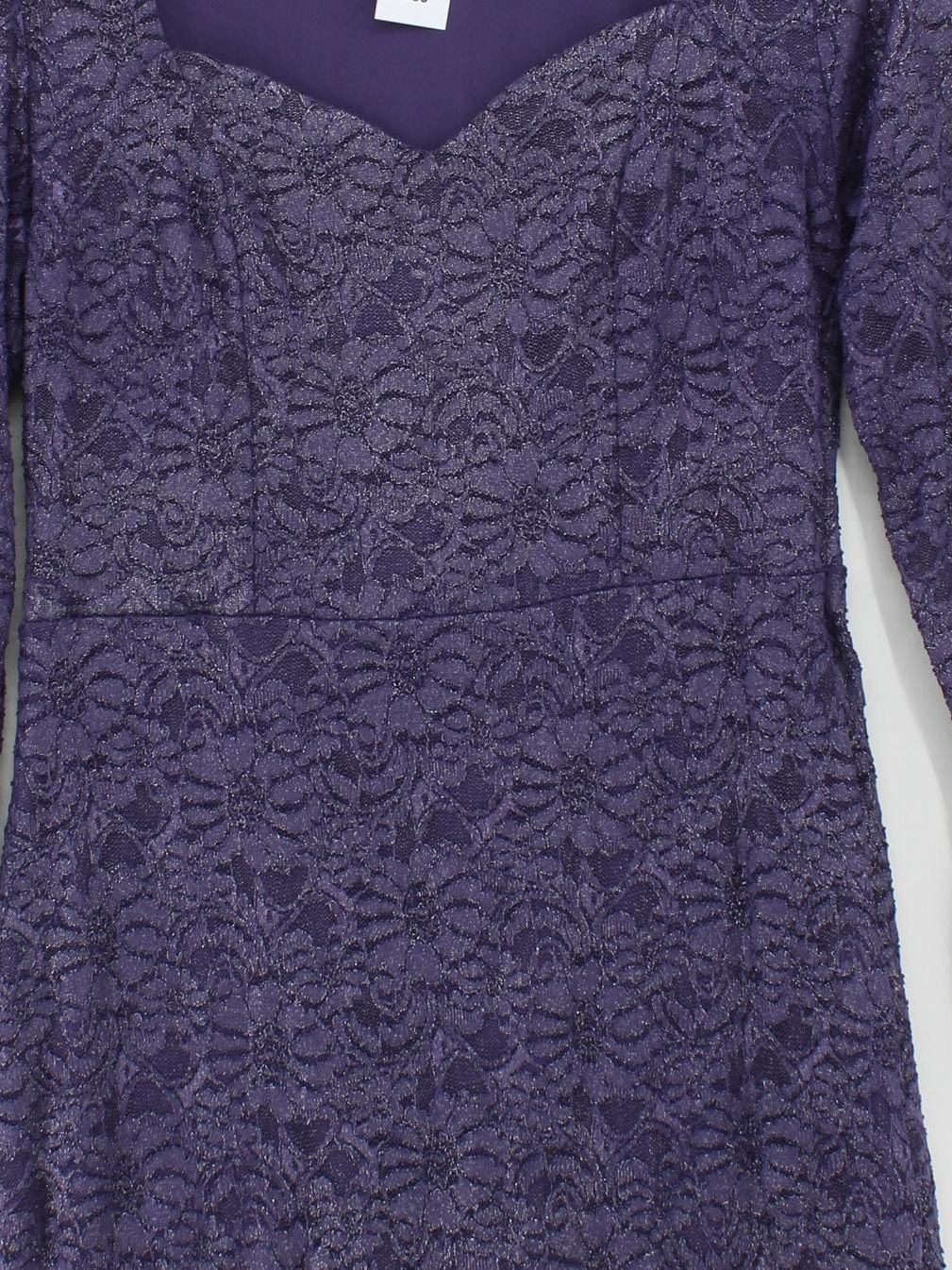 Joe Browns Bodycon Mini Dress UK18 in Purple - Image 3