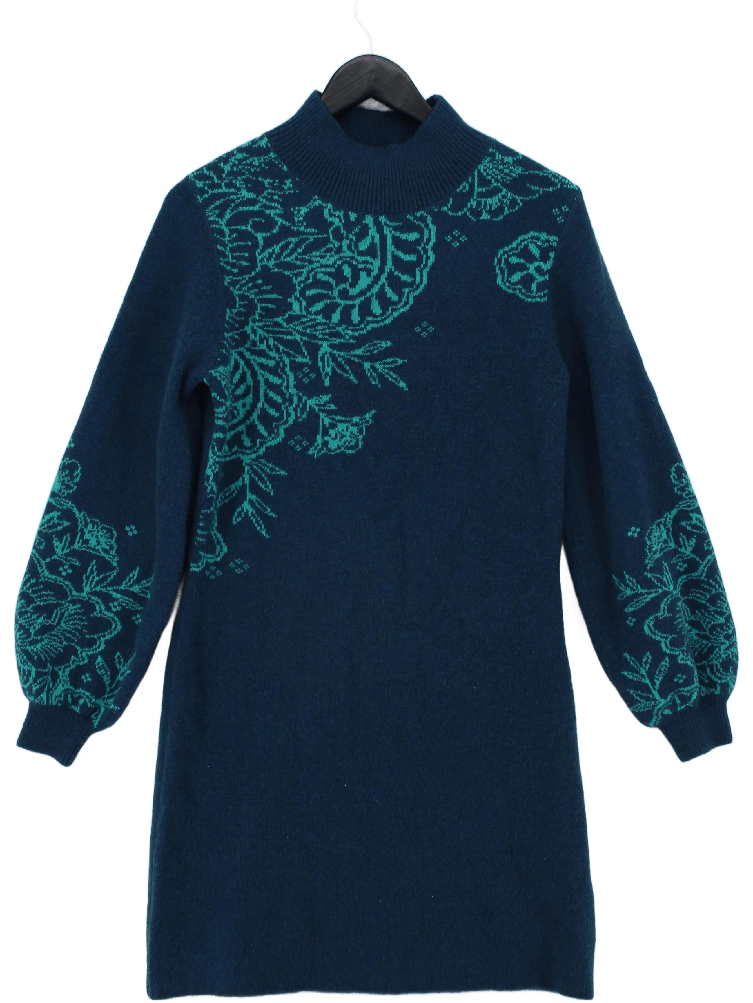 Joe Browns Jumper Mini Dress UK12 in Blue