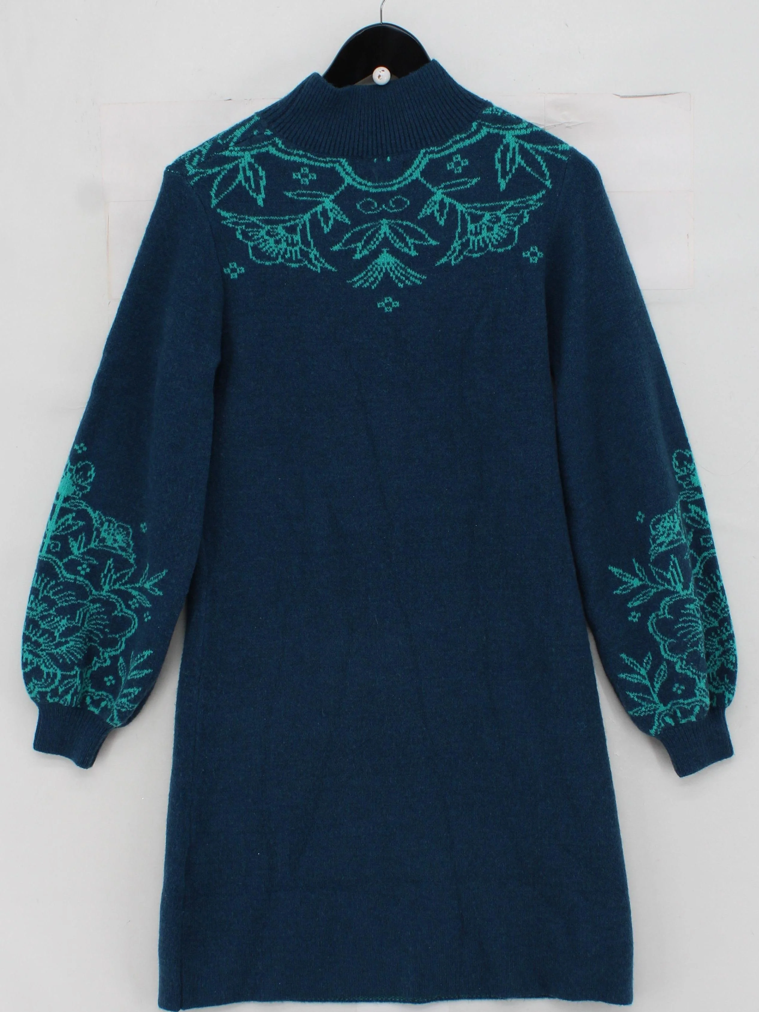 Joe Browns Jumper Mini Dress UK12 in Blue - Image 2