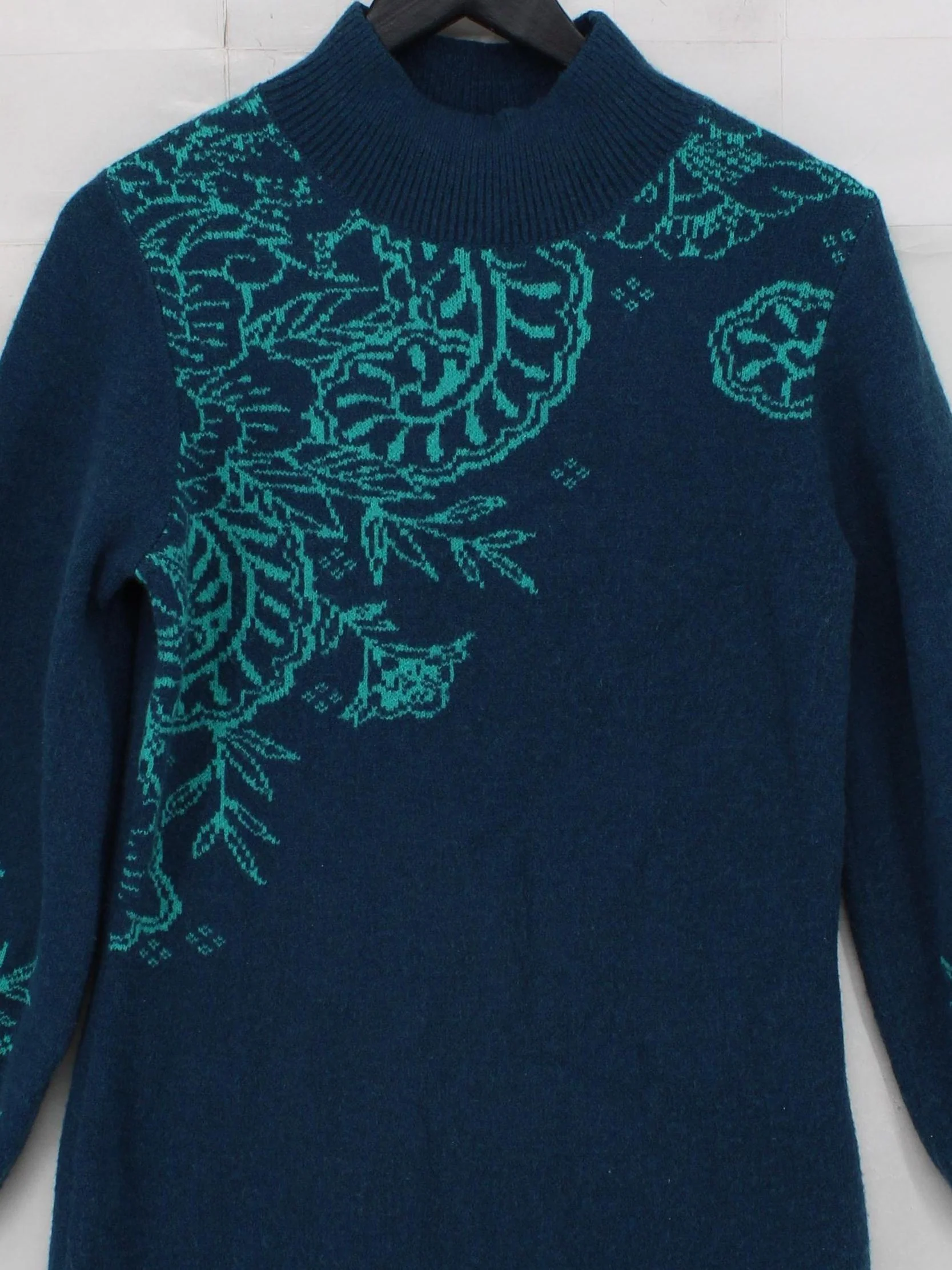 Joe Browns Jumper Mini Dress UK12 in Blue - Image 3