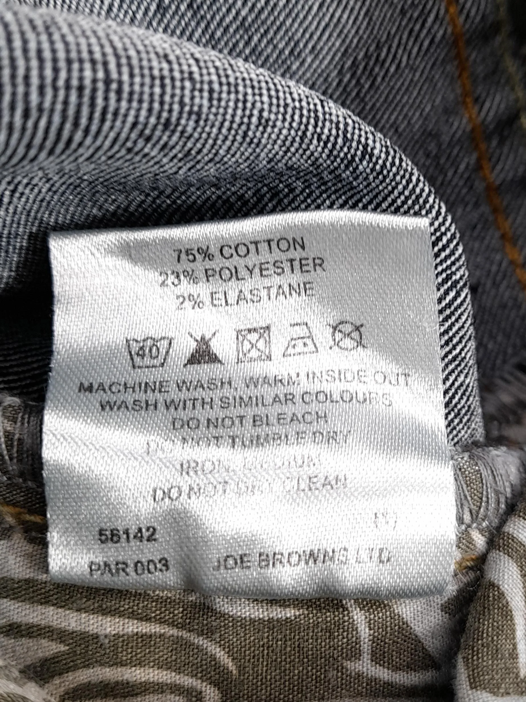 Joe Browns Men's Jeans W 38 in Blue Cotton with Polyester, Elastane Straight - Image 8