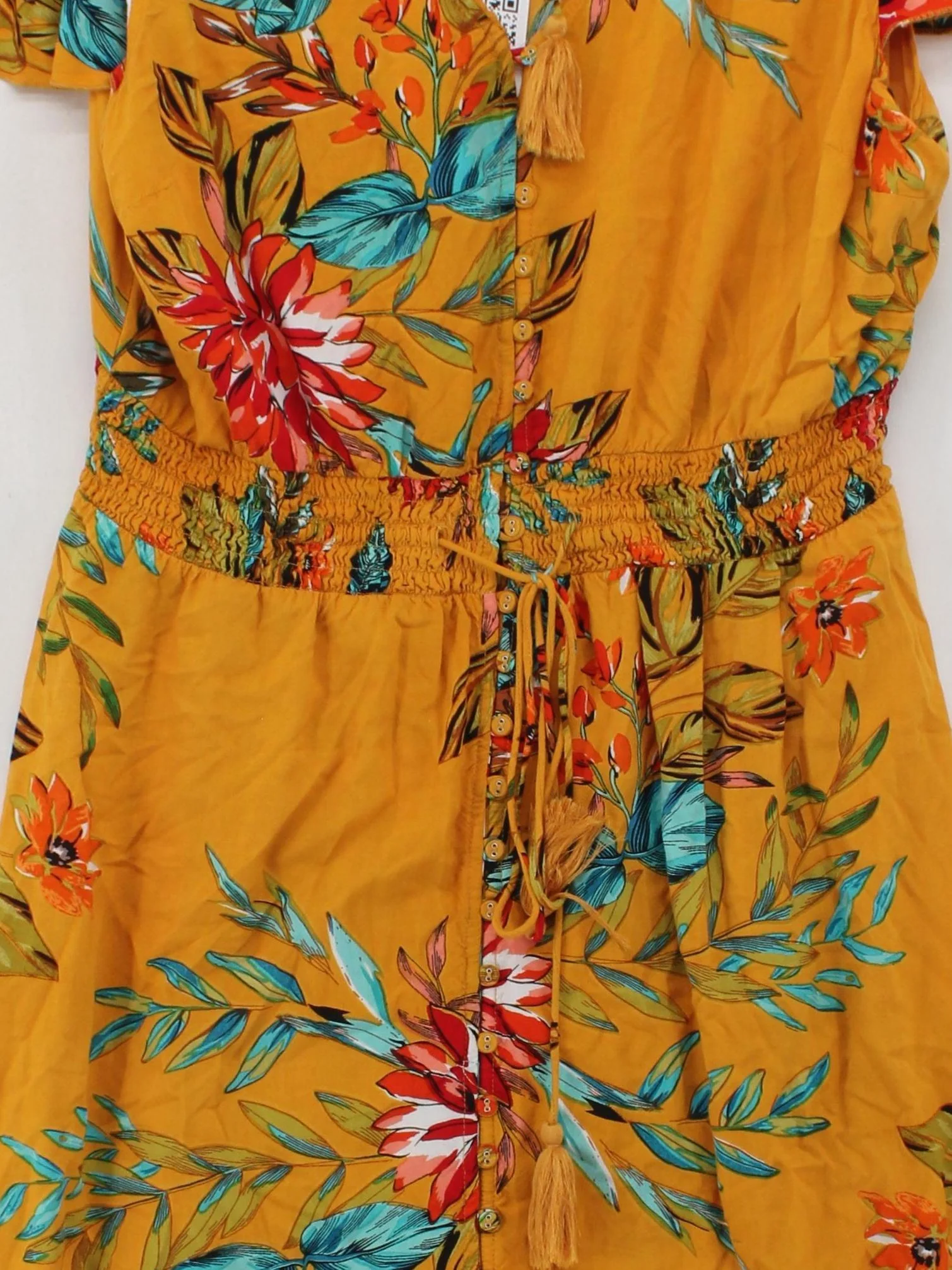 Joe Browns Shirt Midi Dress UK20 in Yellow - Image 3