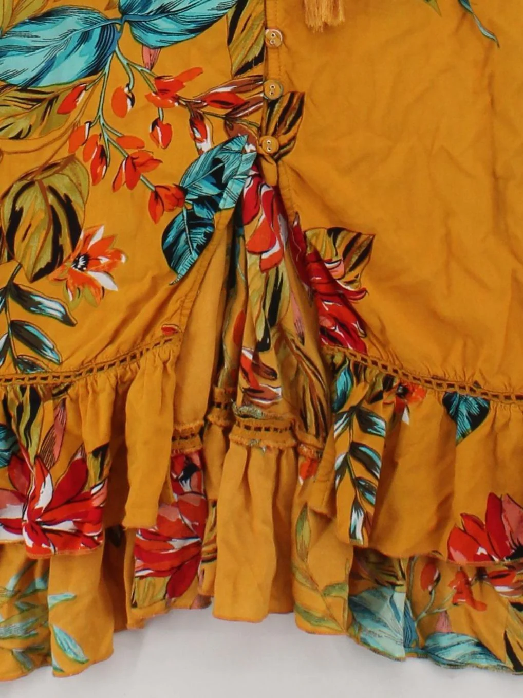 Joe Browns Shirt Midi Dress UK20 in Yellow - Image 4