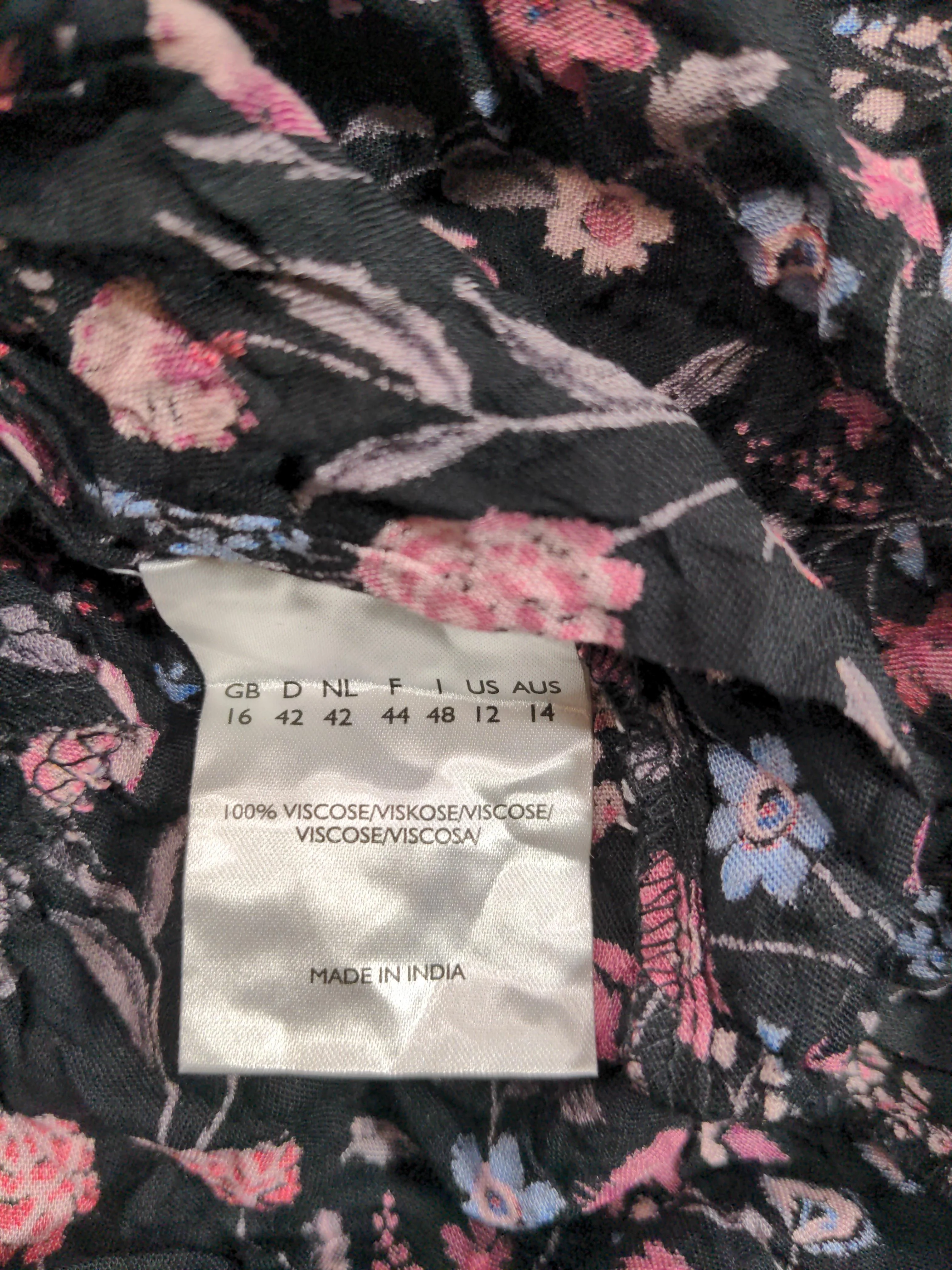 Joe Browns Shirt Mini Dress UK16 in Black - Image 6