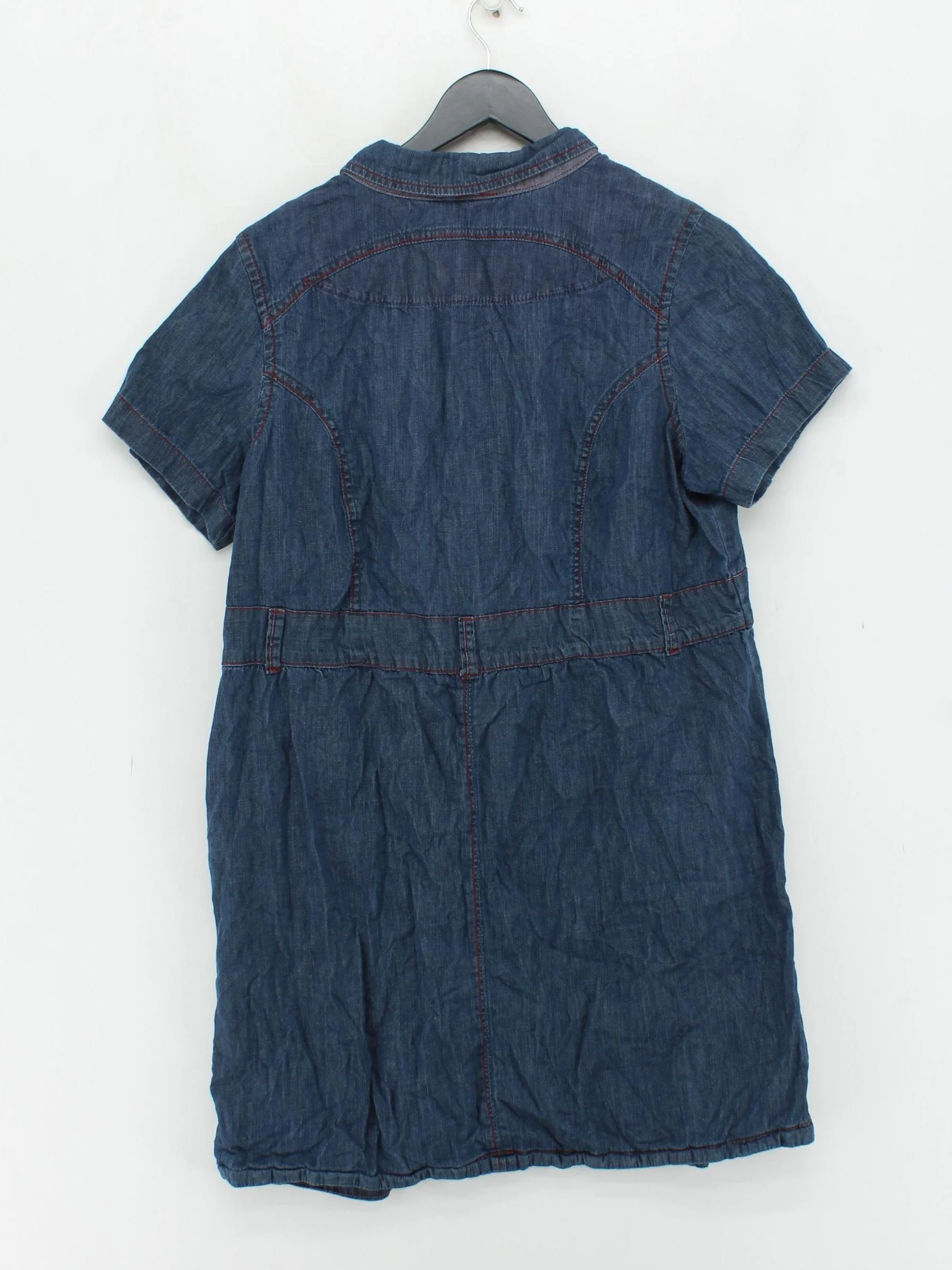 Joe Browns Shirt Mini Dress UK2 in Blue - Image 2