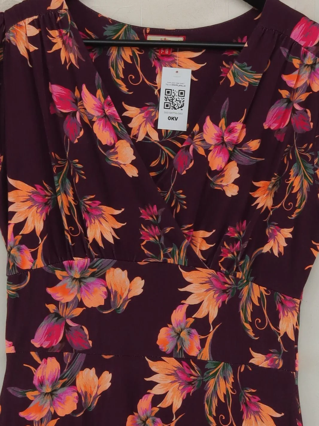 Joe Browns Skater Mini Dress UK12 in Purple - Image 3