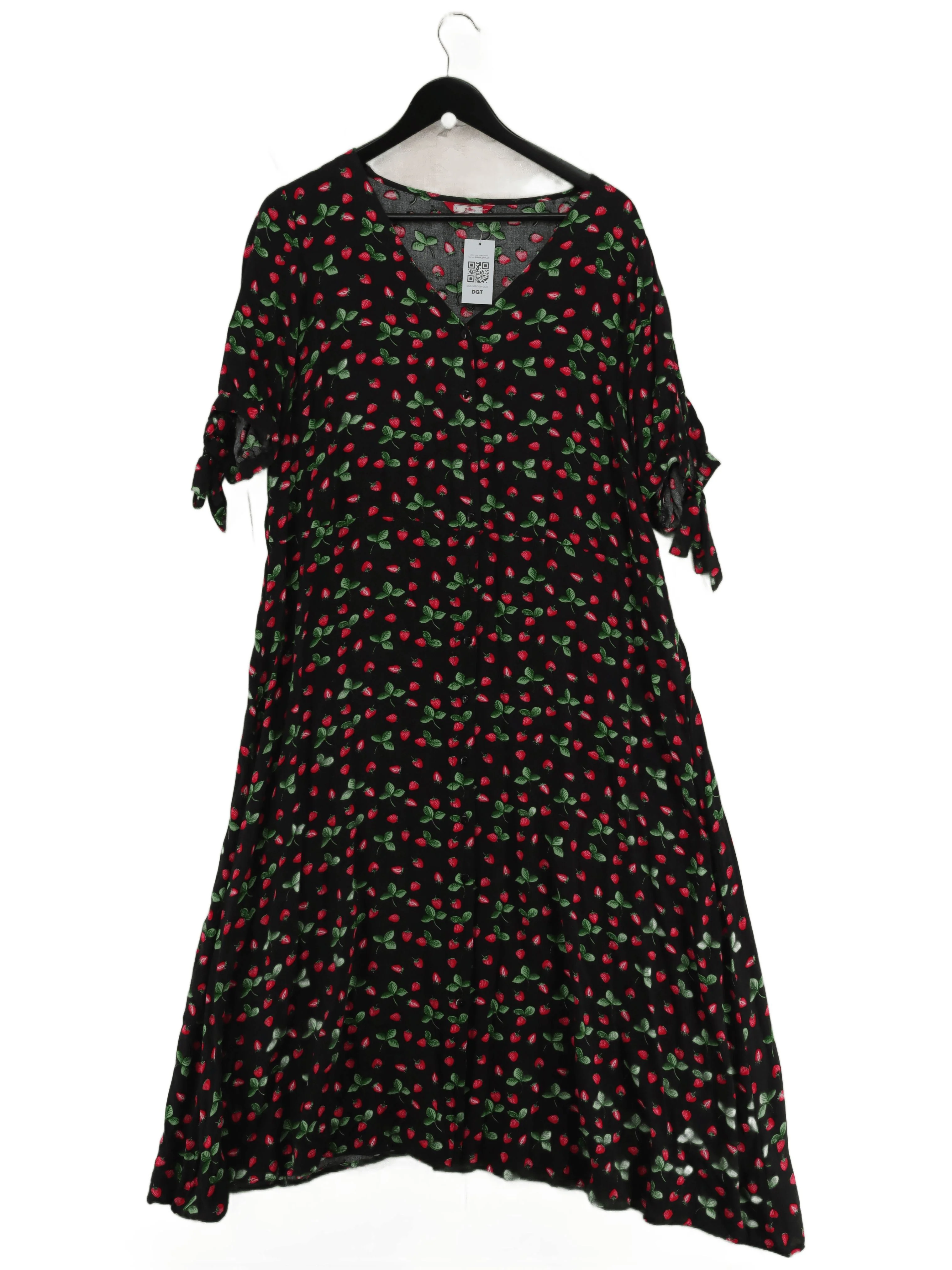 Joe Browns T-Shirt Midi Dress UK18 in Black