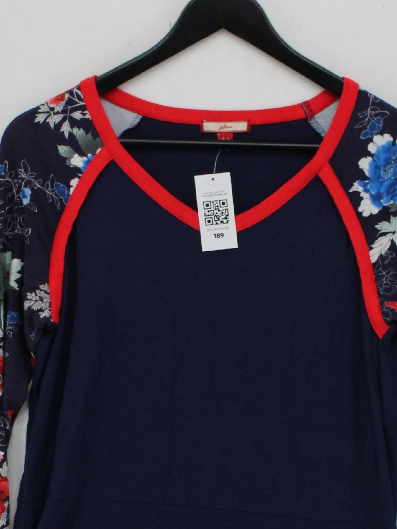 Joe Browns T-Shirt Mini Dress UK14 in Blue - Image 3