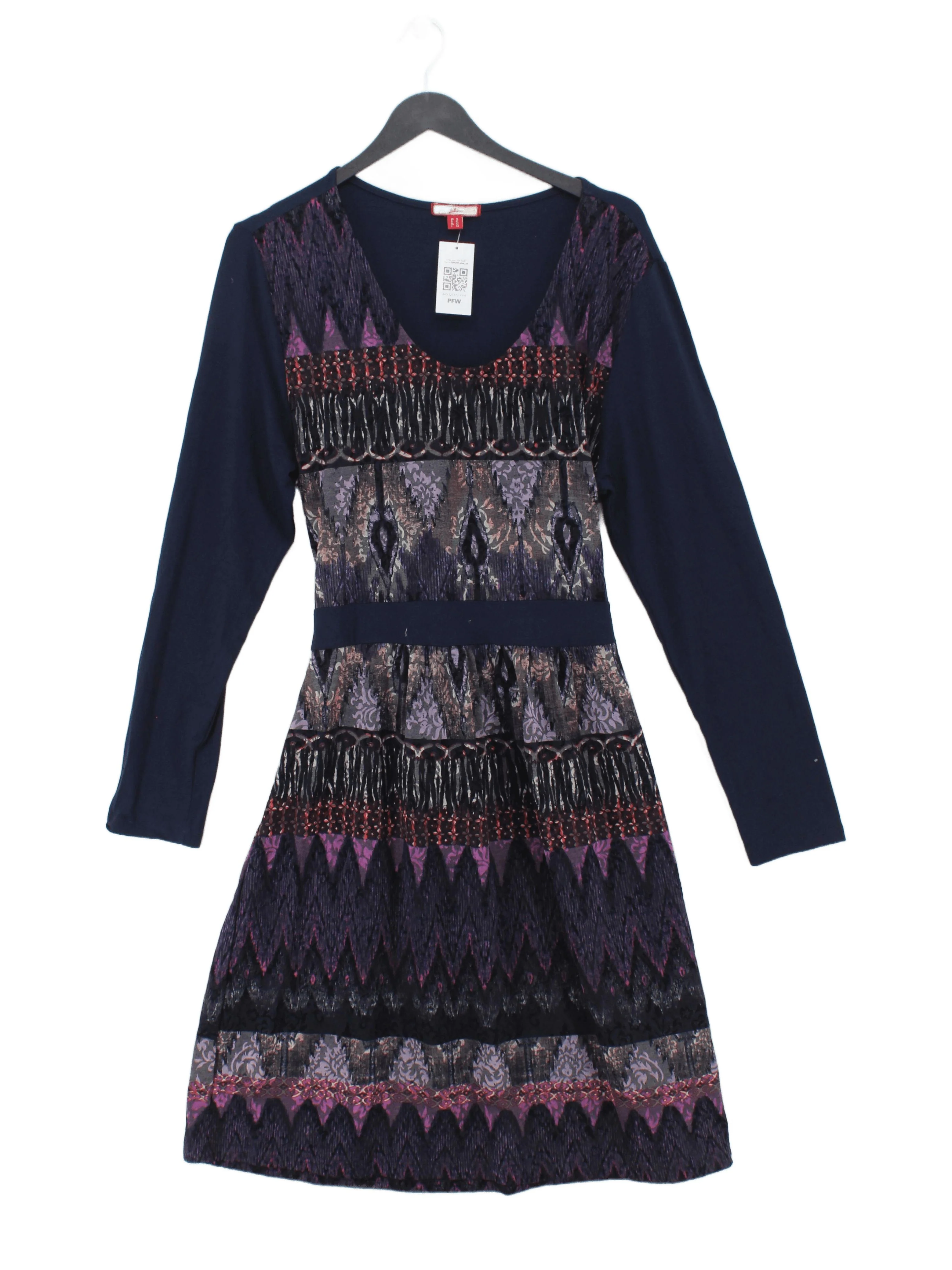 Joe Browns T-Shirt Mini Dress UK16 in Blue
