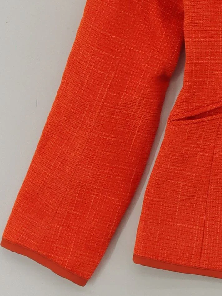 Joe Browns Women's Blazer UK 10 Orange 100% Other Overcoat - Image 4