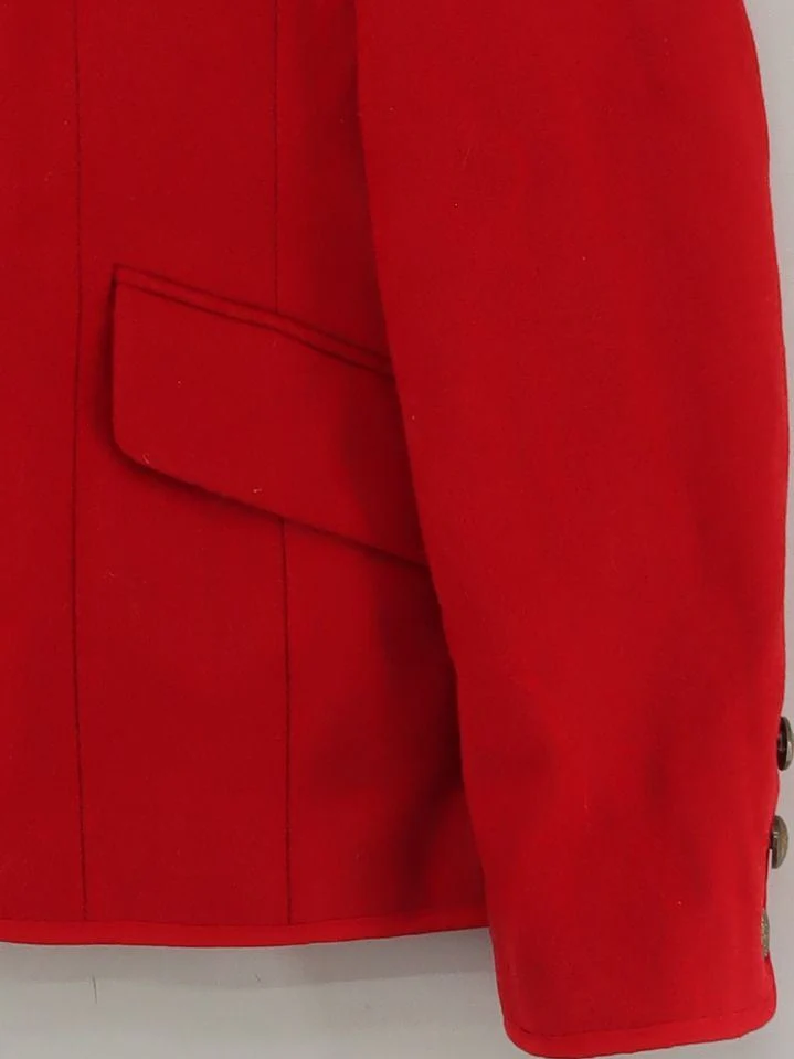 Joe Browns Women's Blazer UK 16 Red Polyester with Acrylic, Wool Overcoat - Image 4