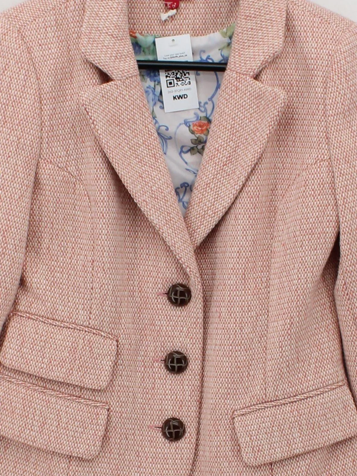 Joe Browns Women's Blazer UK 8 Pink Polyester - Image 3