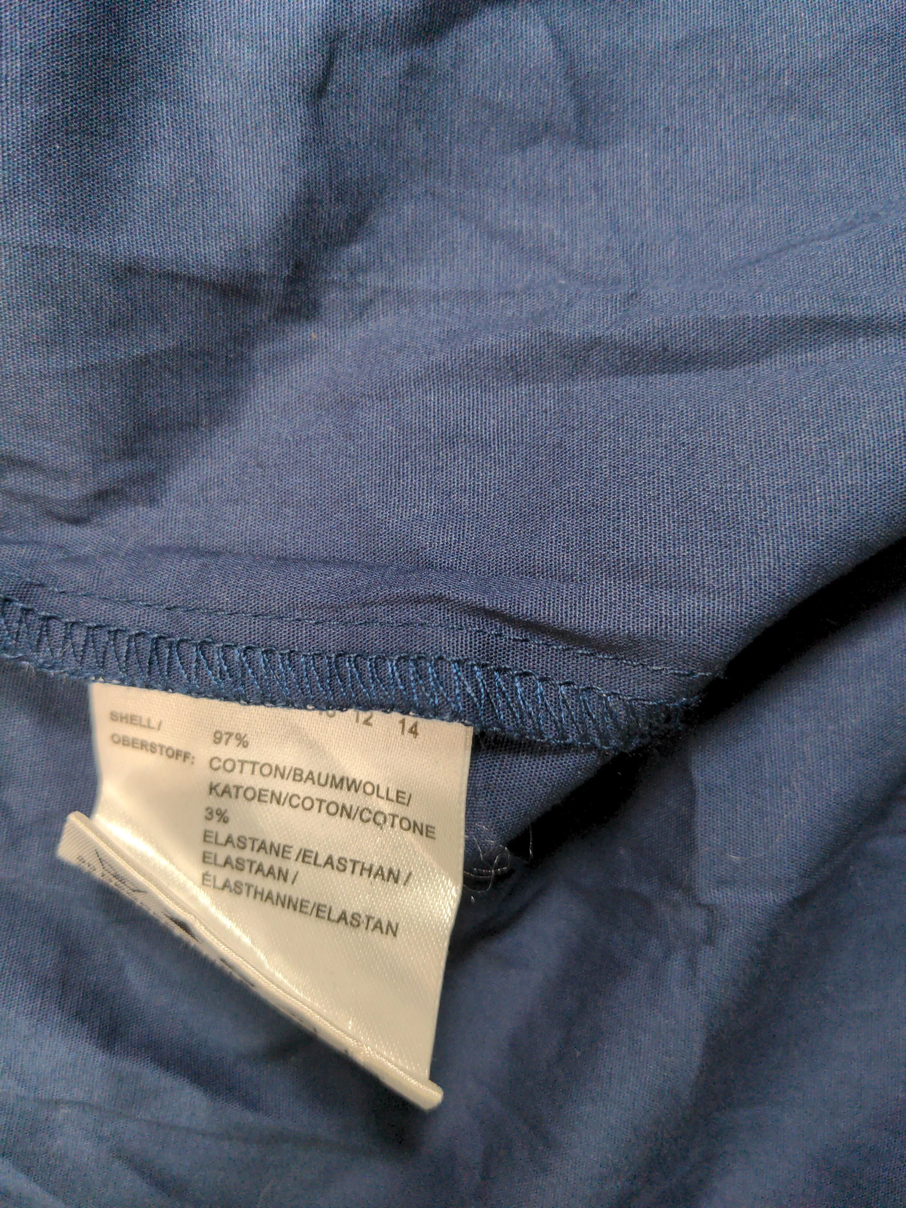 Joe Browns Women's Blouse UK 16 Blue Cotton with Elastane Basic - Image 6