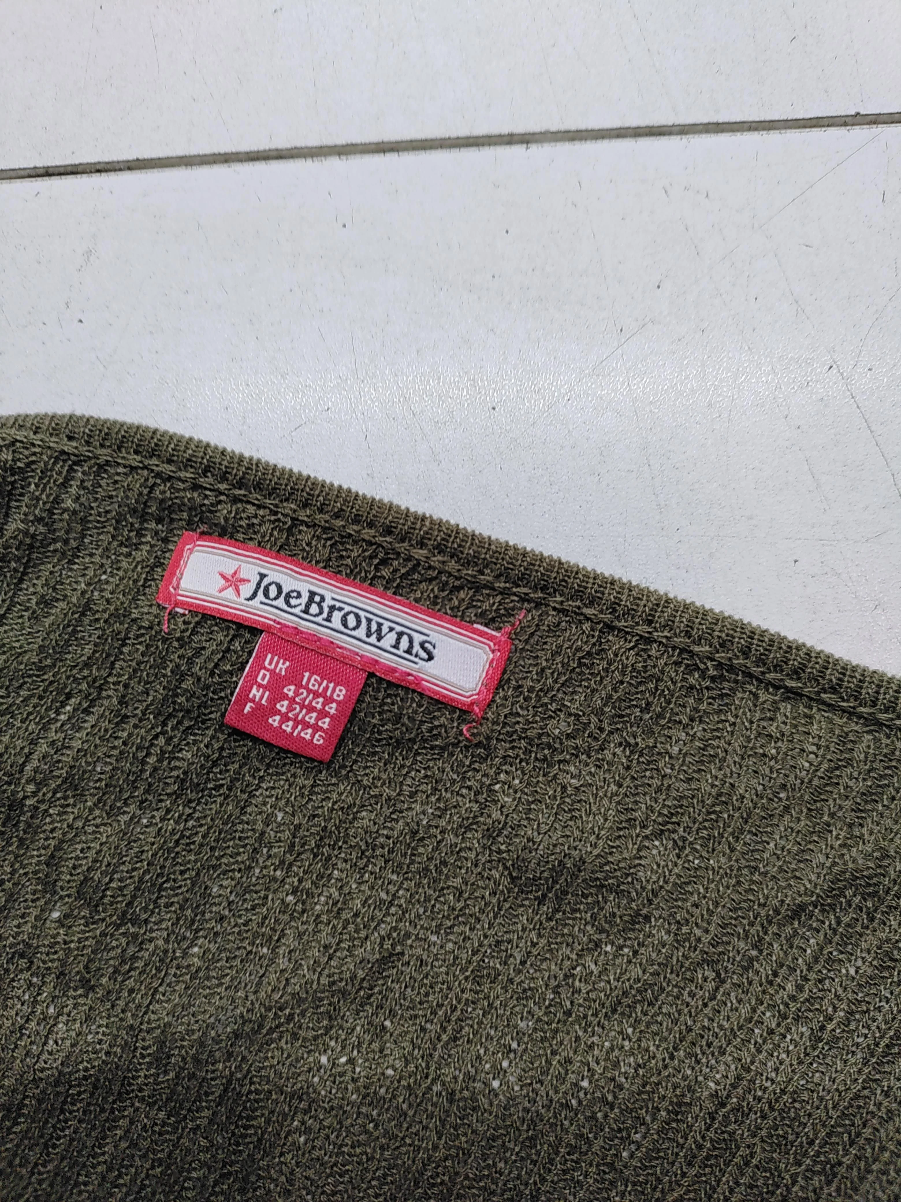 Joe Browns Women's Cardigan UK 16 Green Acrylic - Image 5