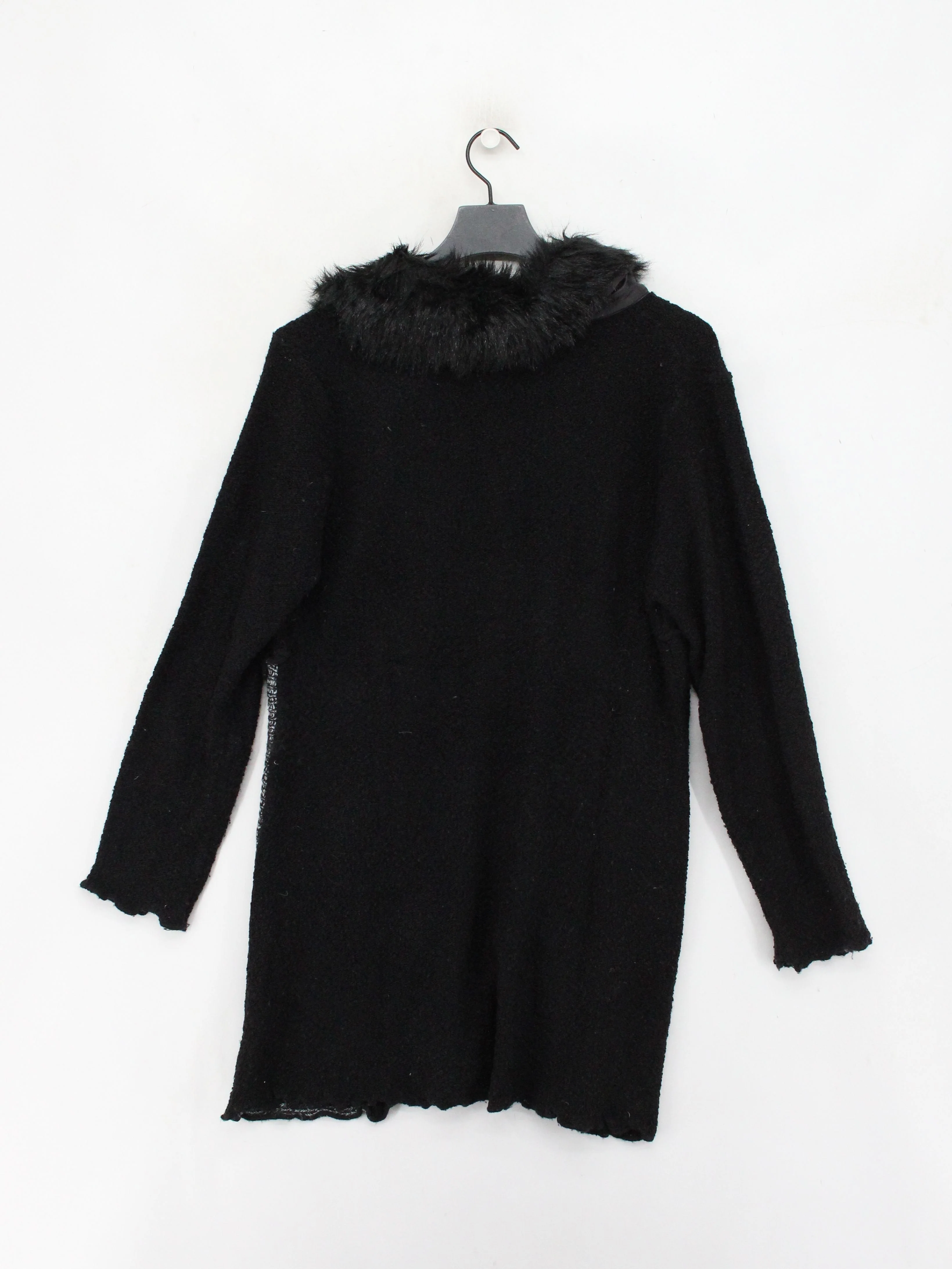 Joe Browns Women's Coat UK 12 Black Acrylic with Polyester Overcoat - Image 2