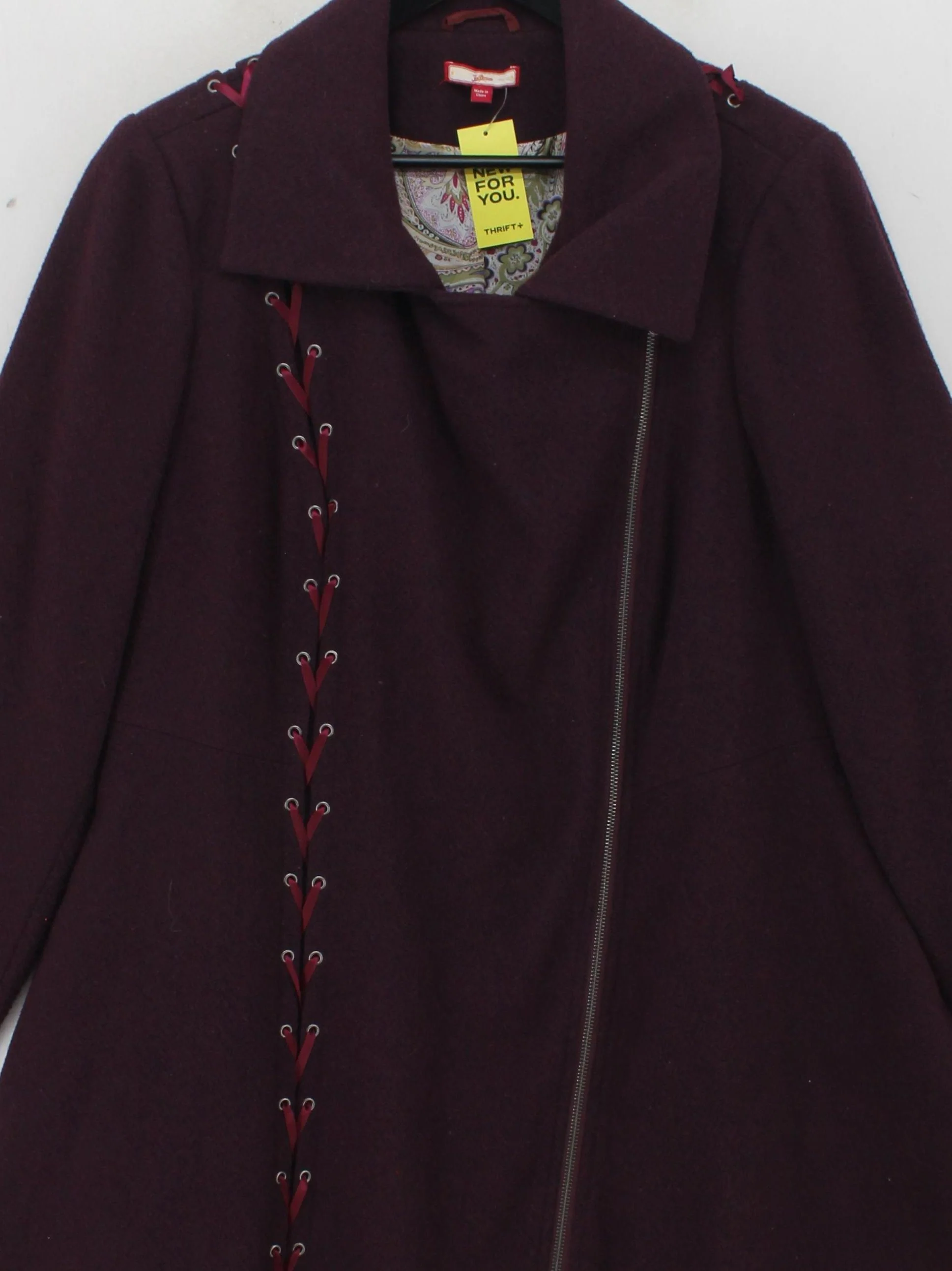 Joe Browns Women's Coat UK 22 Red Polyester with Acrylic, Wool Overcoat - Image 3
