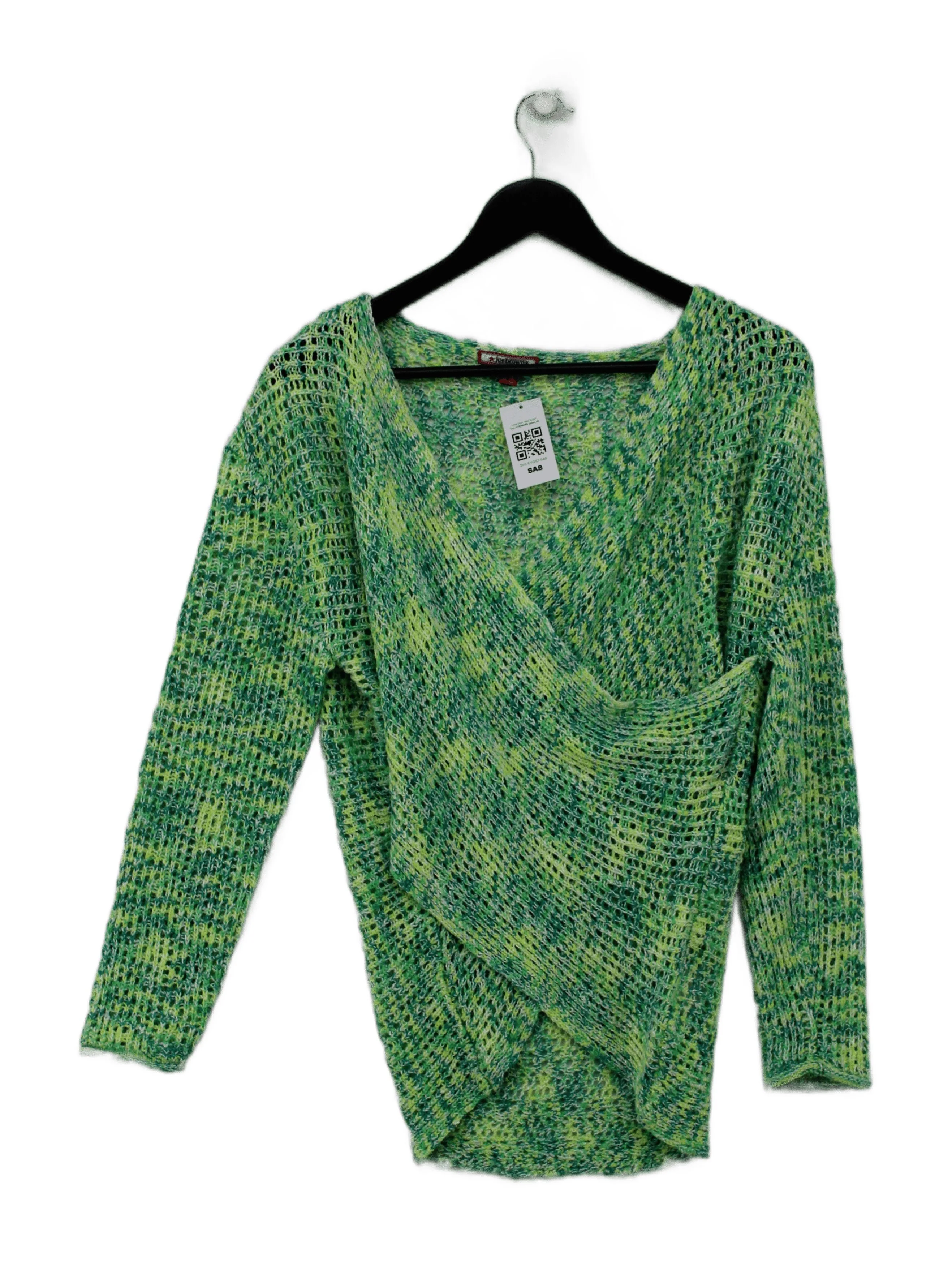 Joe Browns Women's Jumper UK 12 Multi 100% Acrylic V-Neck Pullover