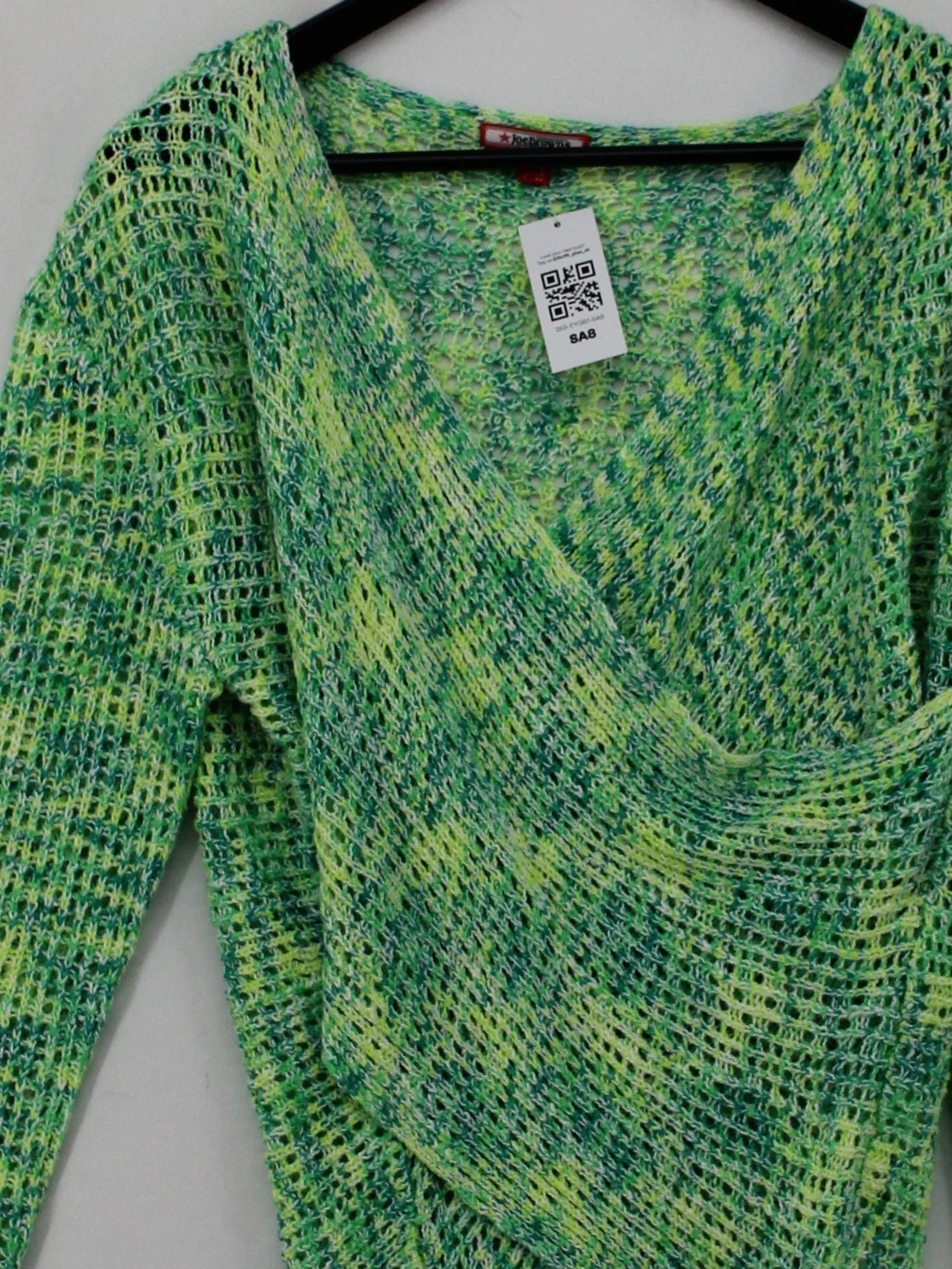 Joe Browns Women's Jumper UK 12 Multi 100% Acrylic V-Neck Pullover - Image 3
