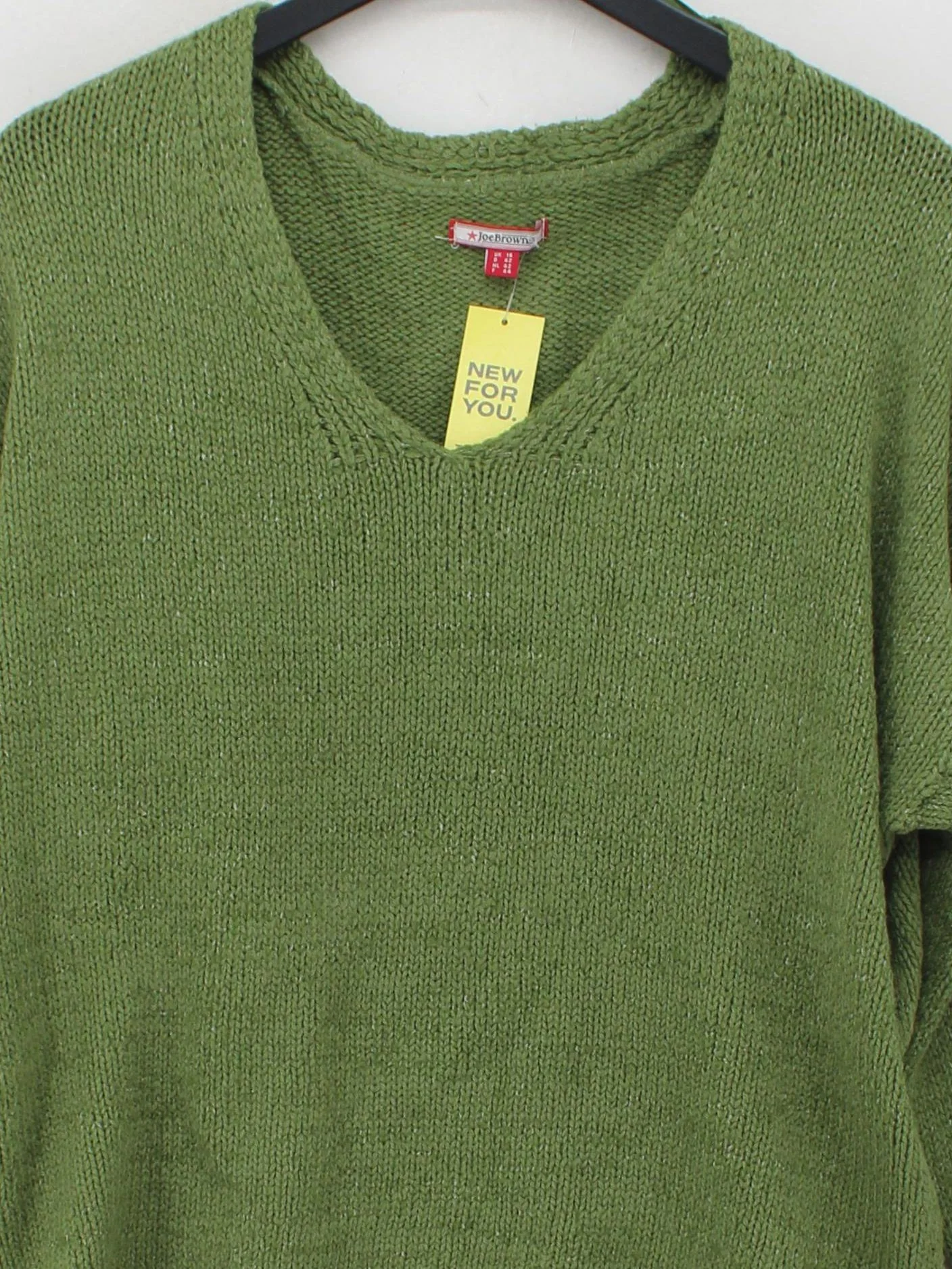 Joe Browns Women's Jumper UK 16 Green Acrylic with Polyester, Elastane Pullover - Image 3