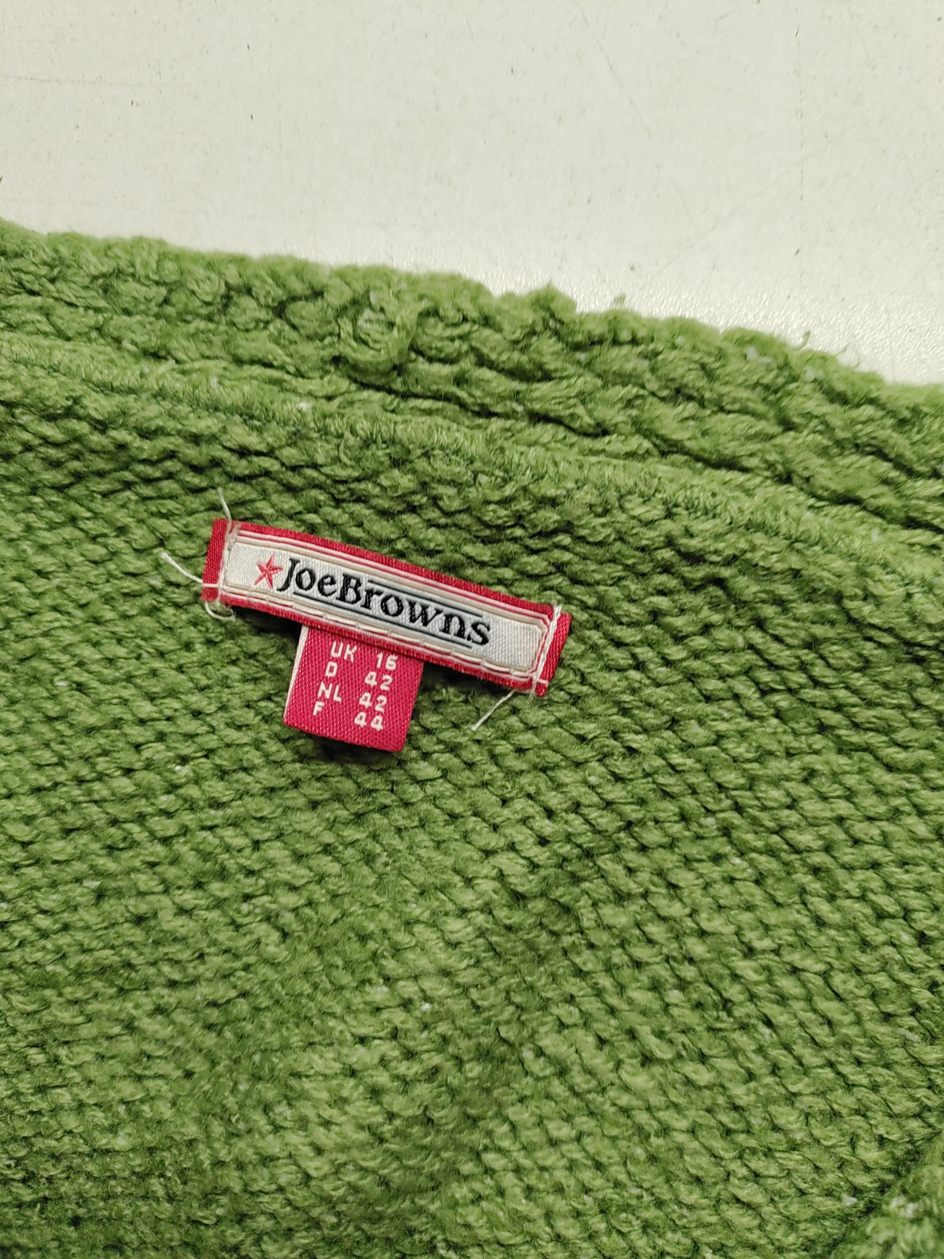 Joe Browns Women's Jumper UK 16 Green Acrylic with Polyester, Elastane Pullover - Image 5