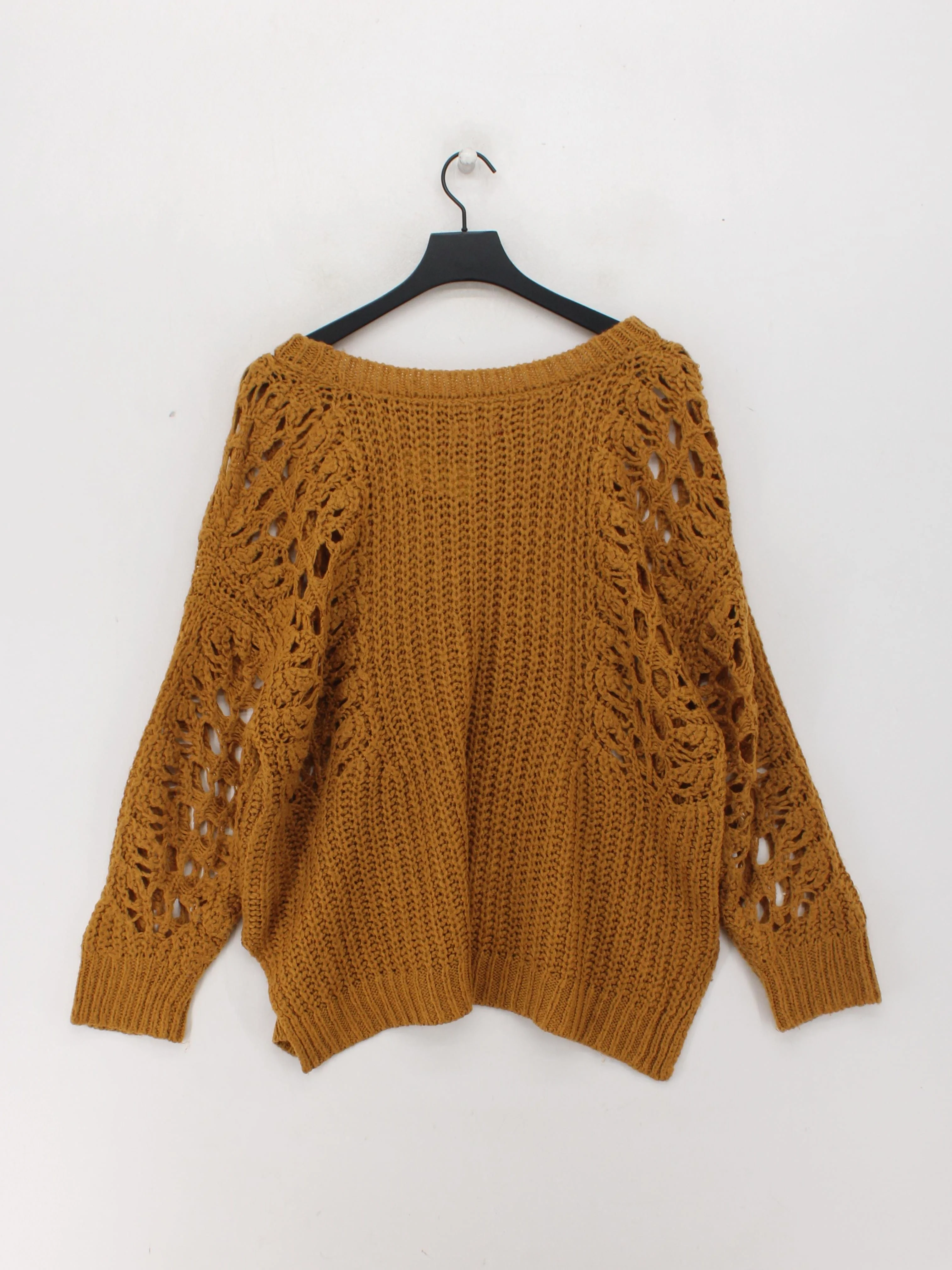 Joe Browns Women's Jumper UK 16 Tan Acrylic with Polyamide Round Neck Pullover - Image 2