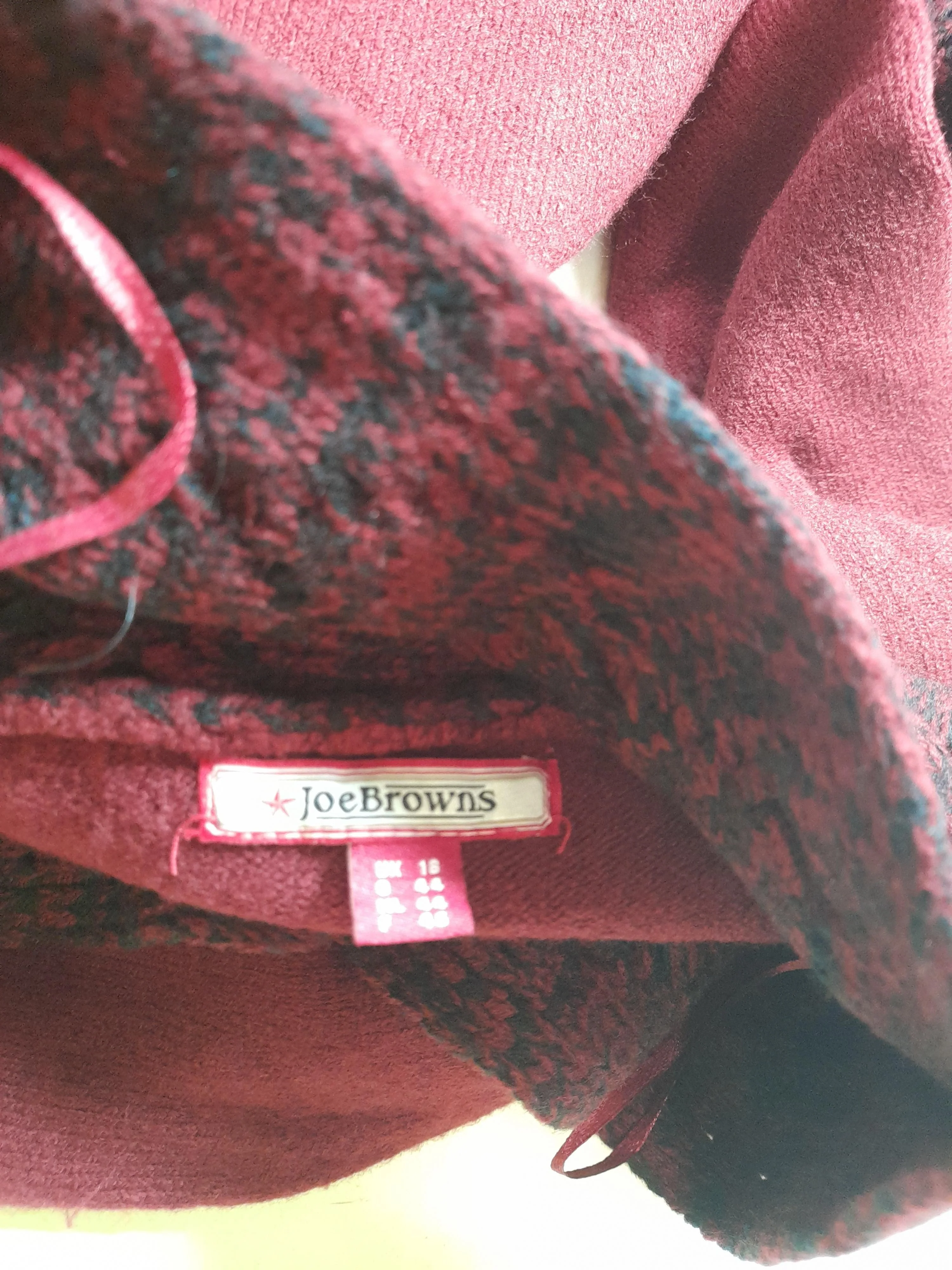 Joe Browns Women's Jumper UK 18 Red Acrylic with Polyamide Pullover - Image 5