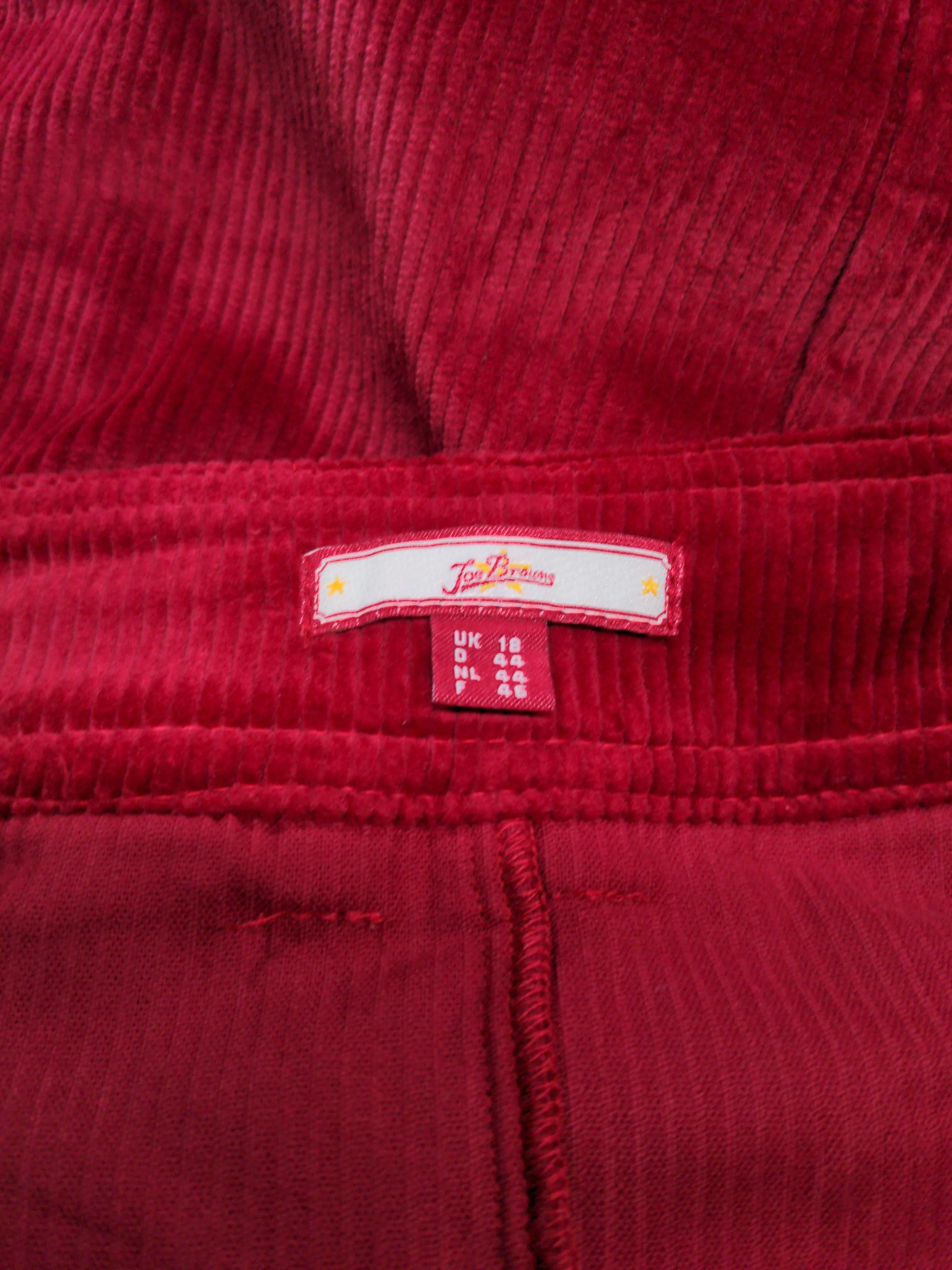 Joe Browns Women's Mini Skirt UK 18 Red 100% Cotton Short Mini - Image 5