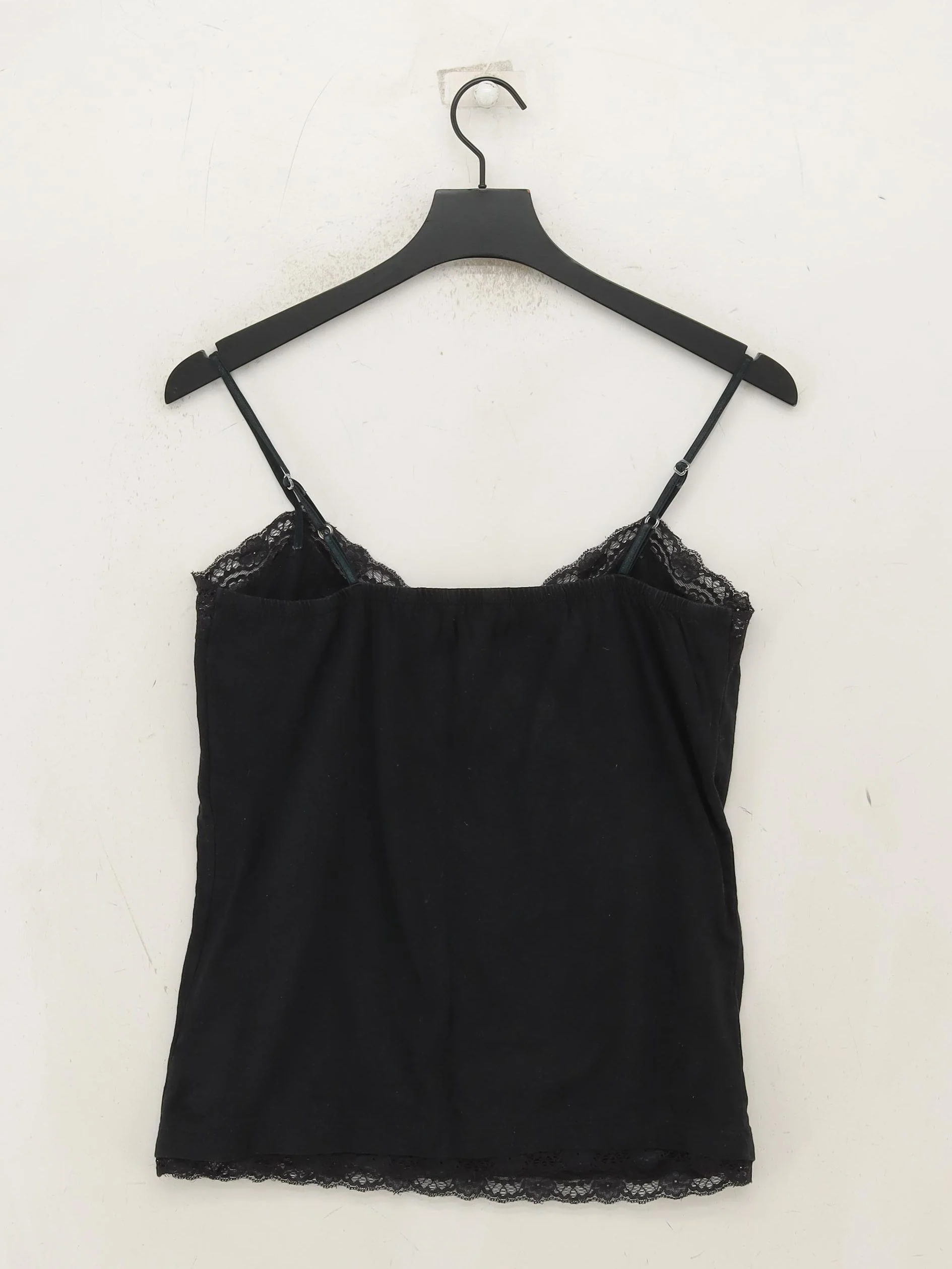 Joe Browns Women's T-Shirt L Black 100% Cotton Sleeveless Square Neck Camisole - Image 2