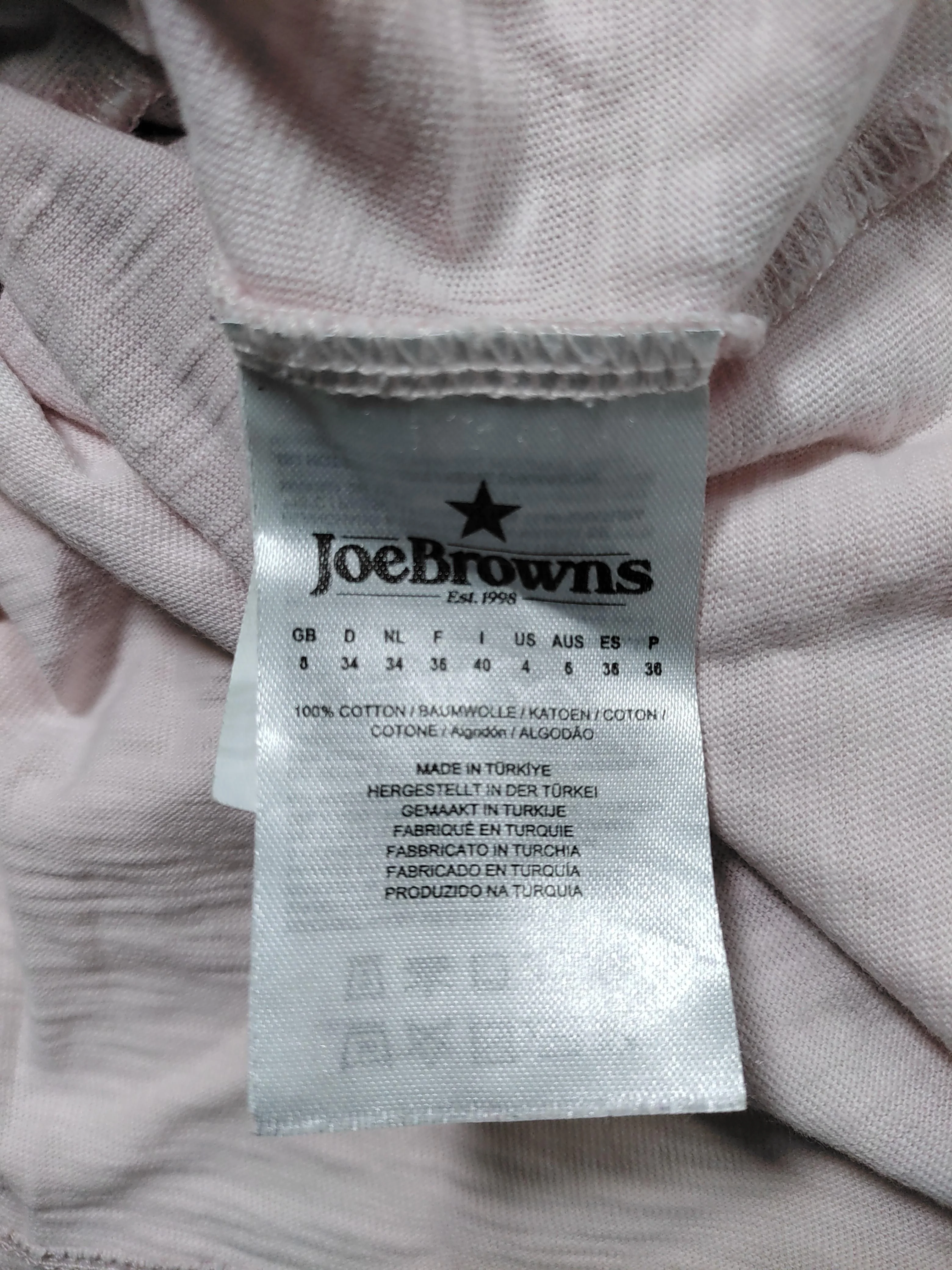 Joe Browns Women's T-Shirt S Pink 100% Cotton Basic - Image 6