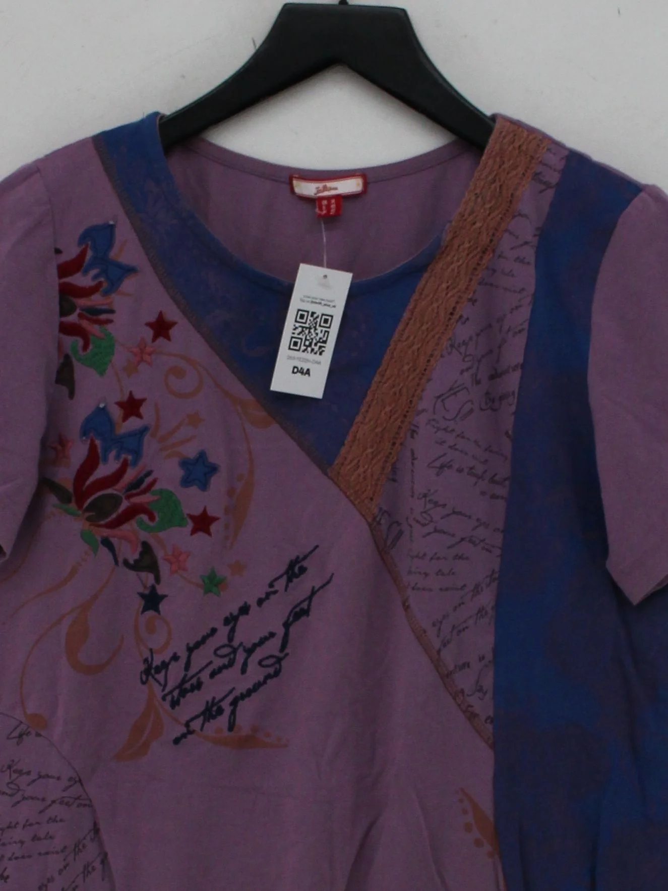 Joe Browns Women's T-Shirt UK 14 Multi Cotton with Elastane Basic - Image 3